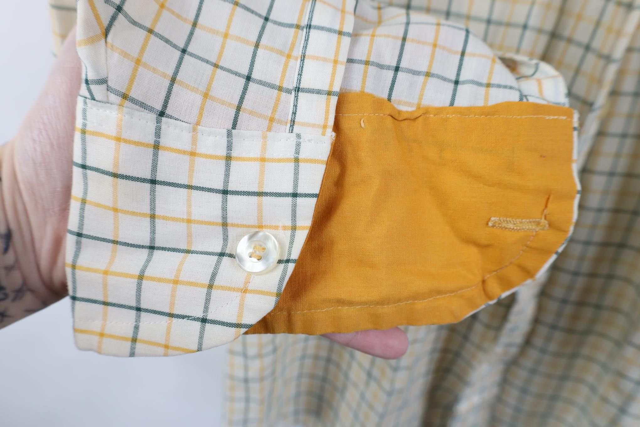 Vintage Vintage 60s 70s Streetwear Collar Button Shirt Plaid USA Size US M / EU 48-50 / 2 - 6 Thumbnail