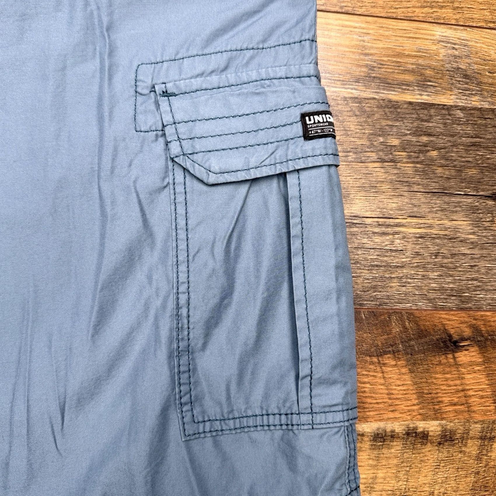 Vintage VINTAGE Shorts Mens 38 Blue Union Bay Cargo Tidal Wave Mason New Size US 38 / EU 54 - 4 Thumbnail