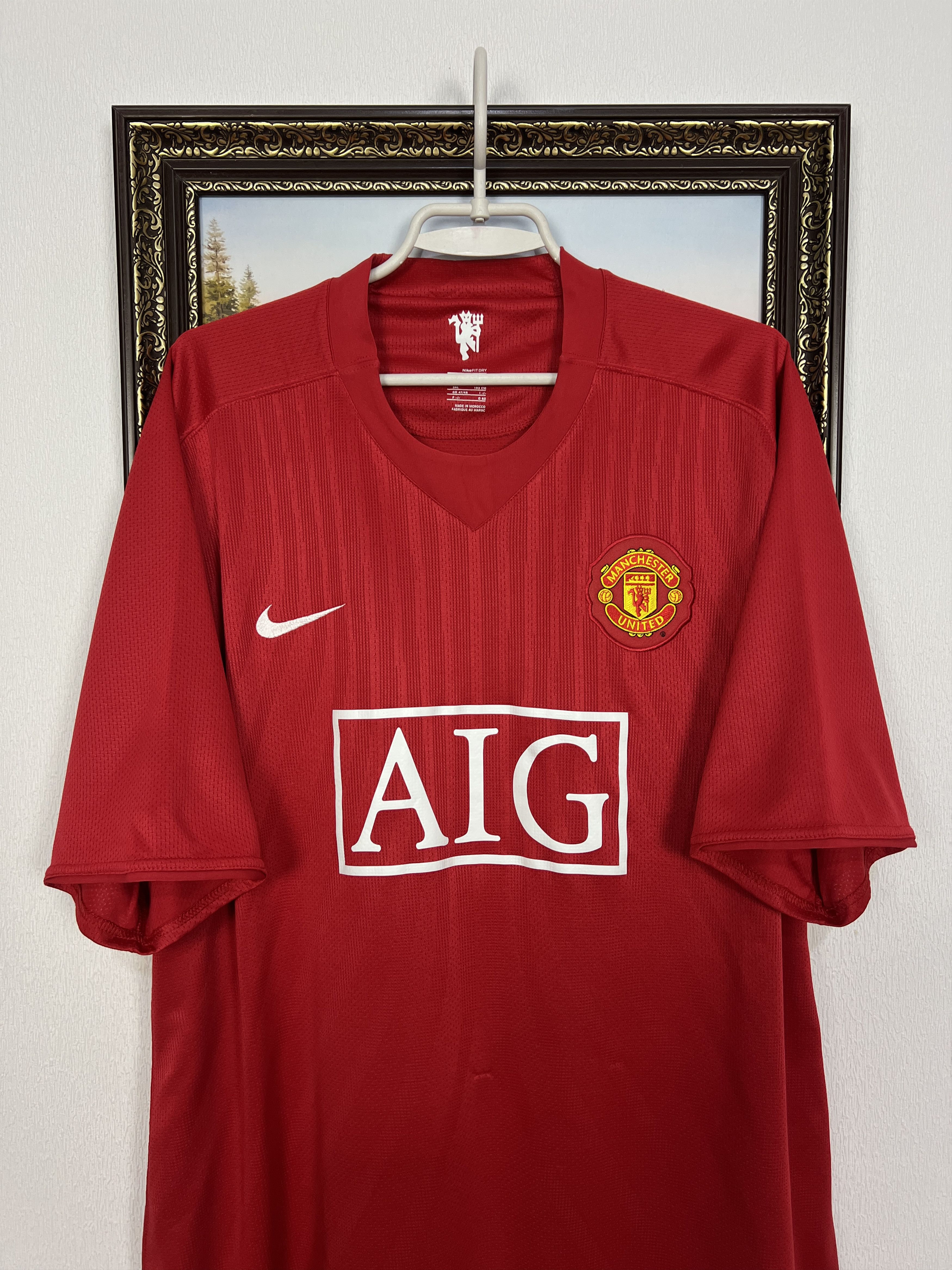 Nike Manchester United football shirt Soccer Jersey Trikot Sz 3XL Size US XXL / EU 58 / 5 - 2 Thumbnail