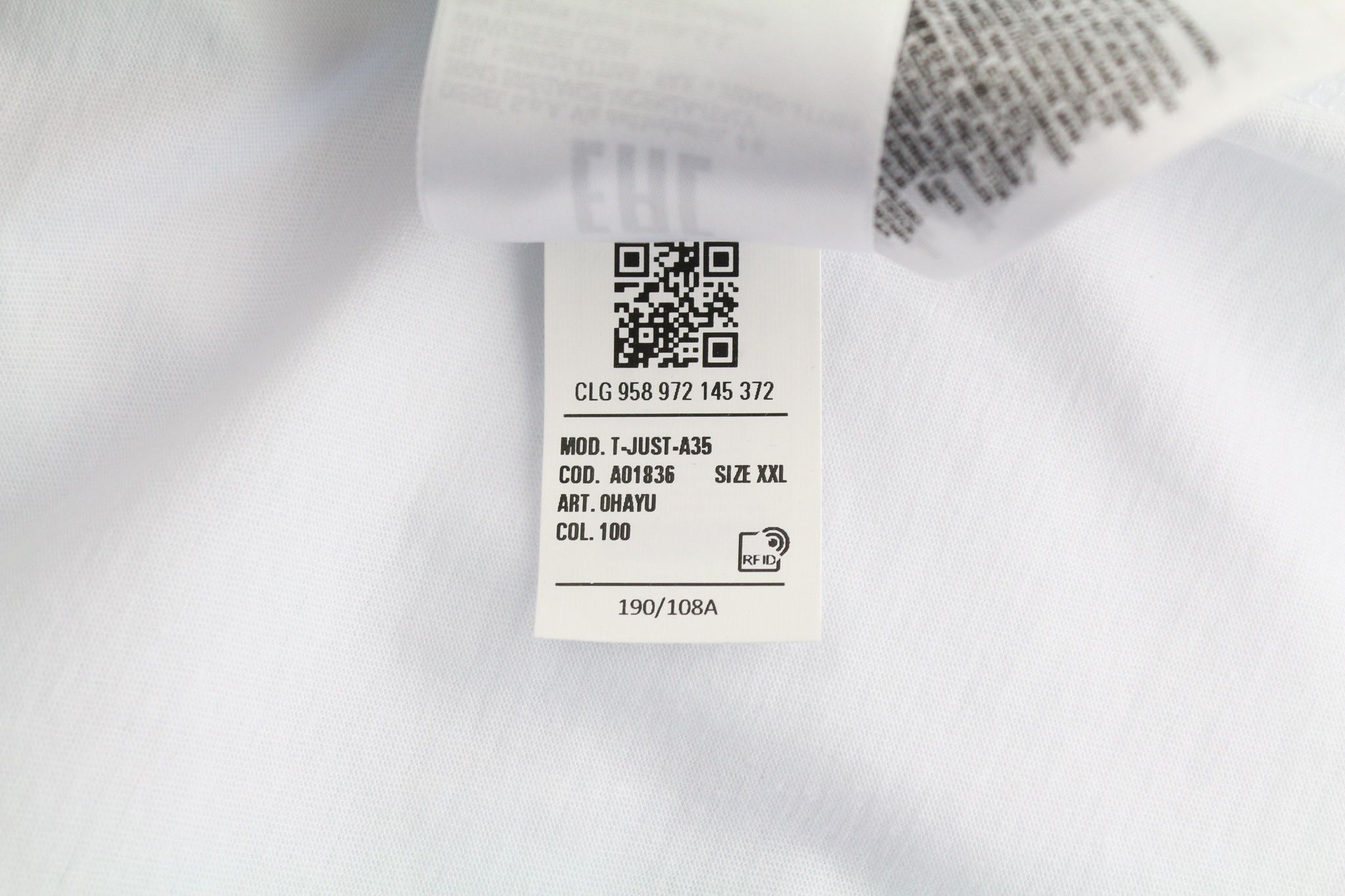 Diesel T-JUST-A35 2XL Short Sleeve Logo Light Tee 40256 Size US XXL / EU 58 / 5 - 8 Thumbnail