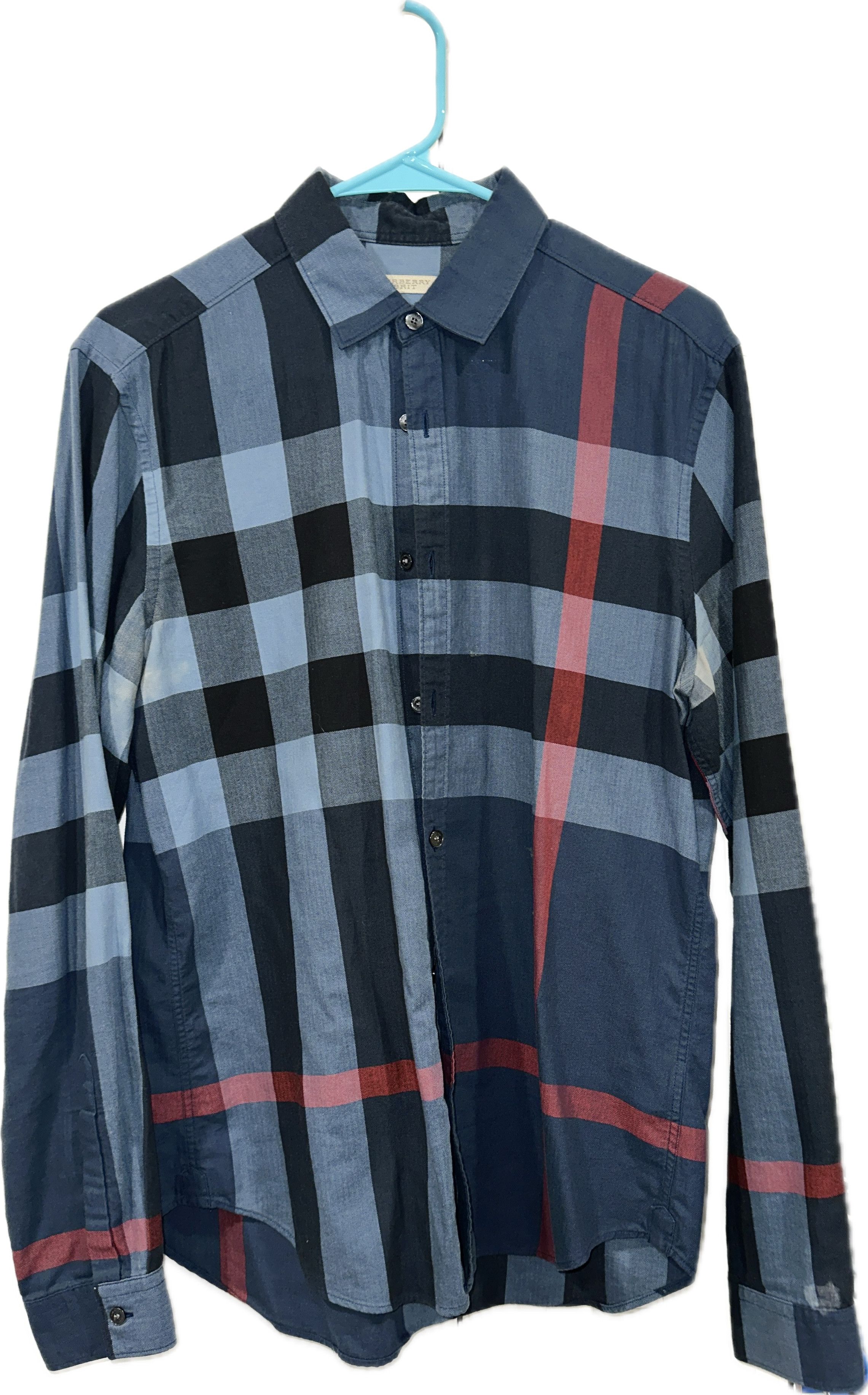 Burberry Burberry Plaid Button Up Size US M / EU 48-50 / 2 - 1 Thumbnail