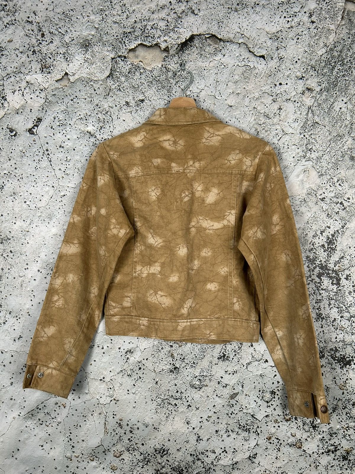 Vintage Vintage Denim Jacket Brown Sand Avantgarde Designer Hype Size L / US 10 / IT 46 - 4 Thumbnail