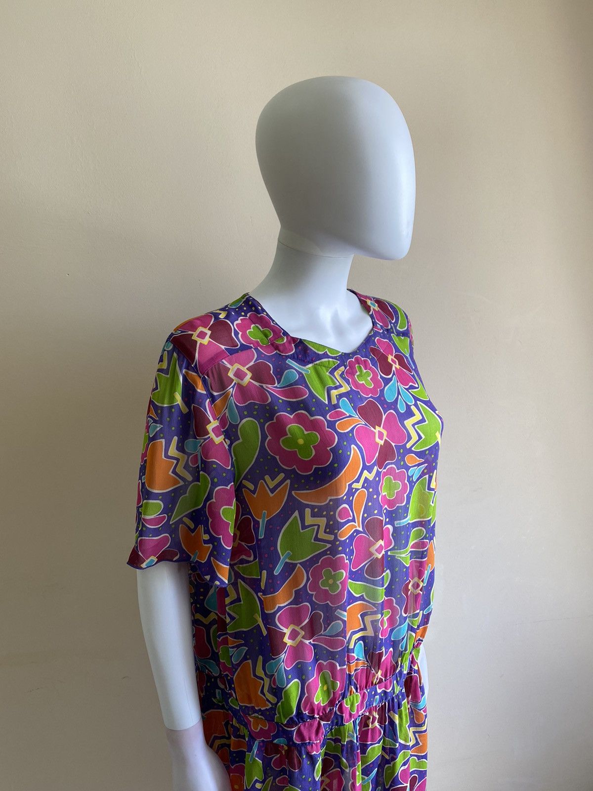 Gudrun Sjoden Gudrun Sjoden Multicolor Floral Knee Length Dress Size M Size M / US 6-8 / IT 42-44 - 3 Thumbnail