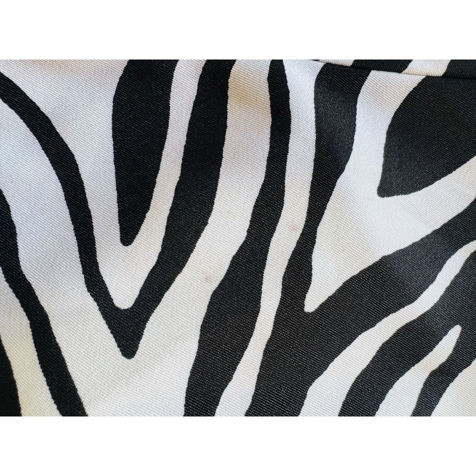 Other Heart Soul Black & White Zebra Stripes Button Up Coat Jacket Size M / US 6-8 / IT 42-44 - 13 Thumbnail