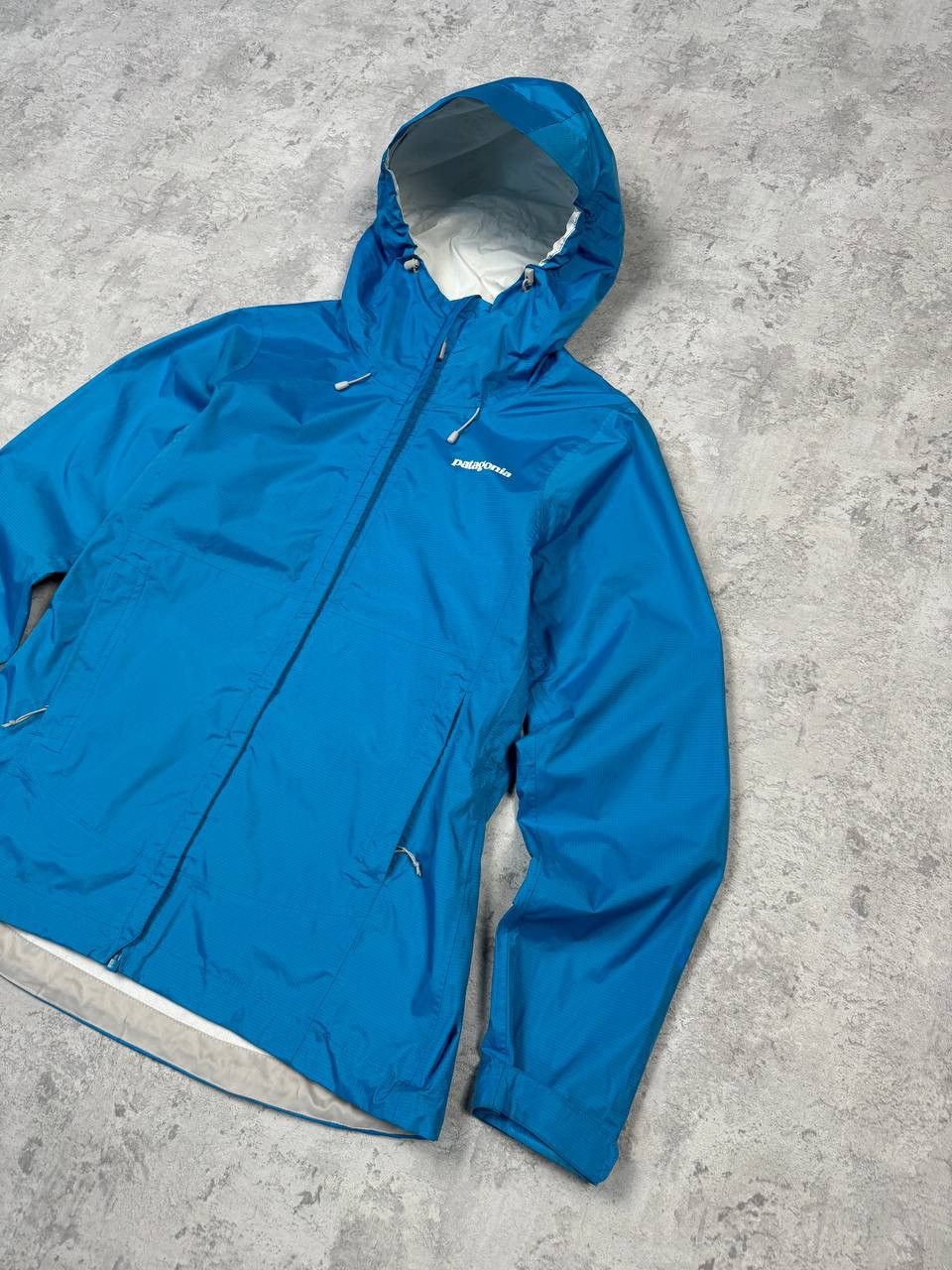 Patagonia Women's H2no Torrentshell Blue Jacket Full Zip