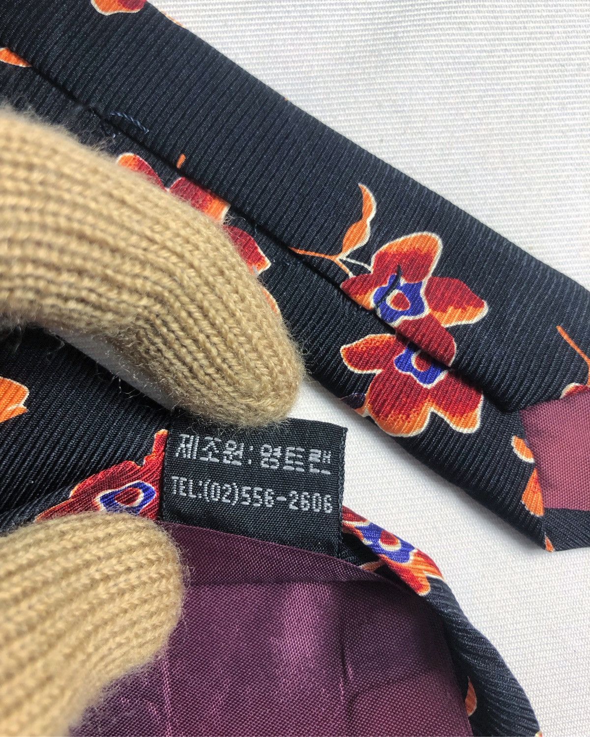 Diadora Rare Vintage Diadora Italy Floral Silk Tie Size ONE SIZE - 7 Thumbnail
