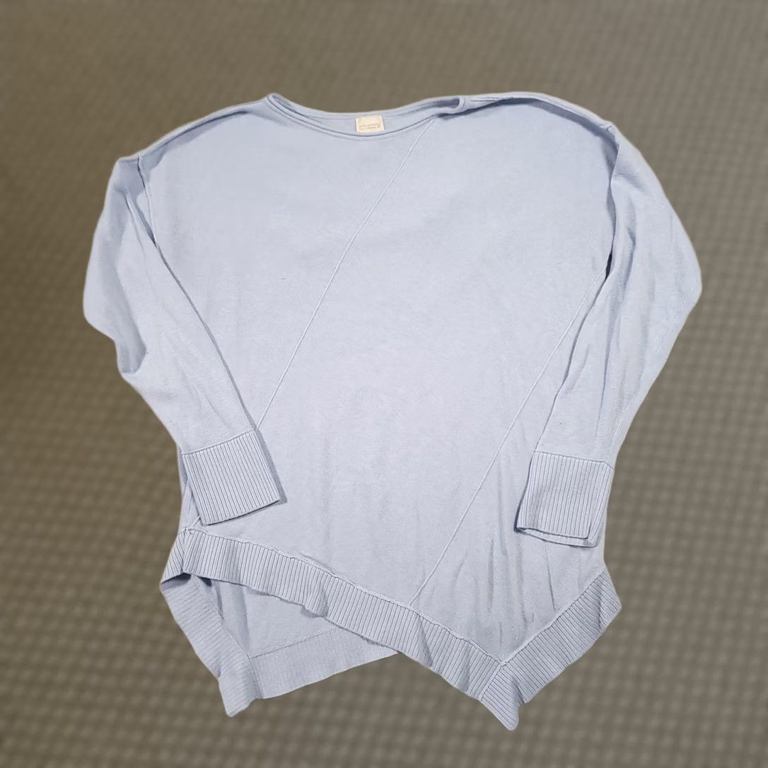 Vintage VINTAGE Chico's Sweater Top Blue Size L Pullover Long Sleeve Round Neck Women XS-3? Size L / US 10 / IT 46 - 1 Thumbnail