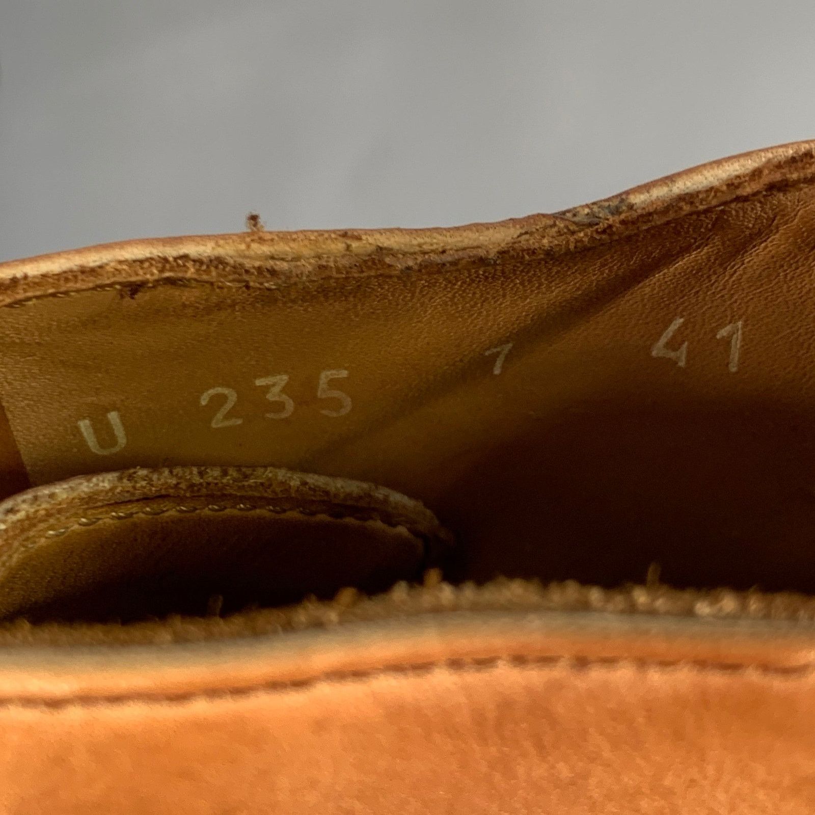 Paul Smith Size 8 Tan Brown Antique Leather Wingtip Lace-Up Boots Size US 8 / EU 41 - 8 Thumbnail