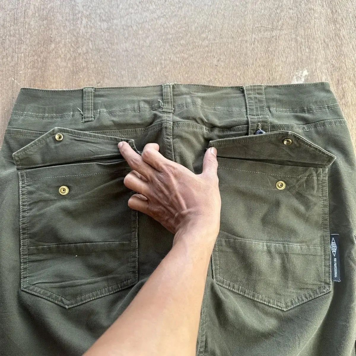 Voodoo Tactical VINTAGE DOUBLE KNEE UTILITY GERIDE JAPAN WORKWEAR CARGO PANT Size US 35 - 16 Thumbnail