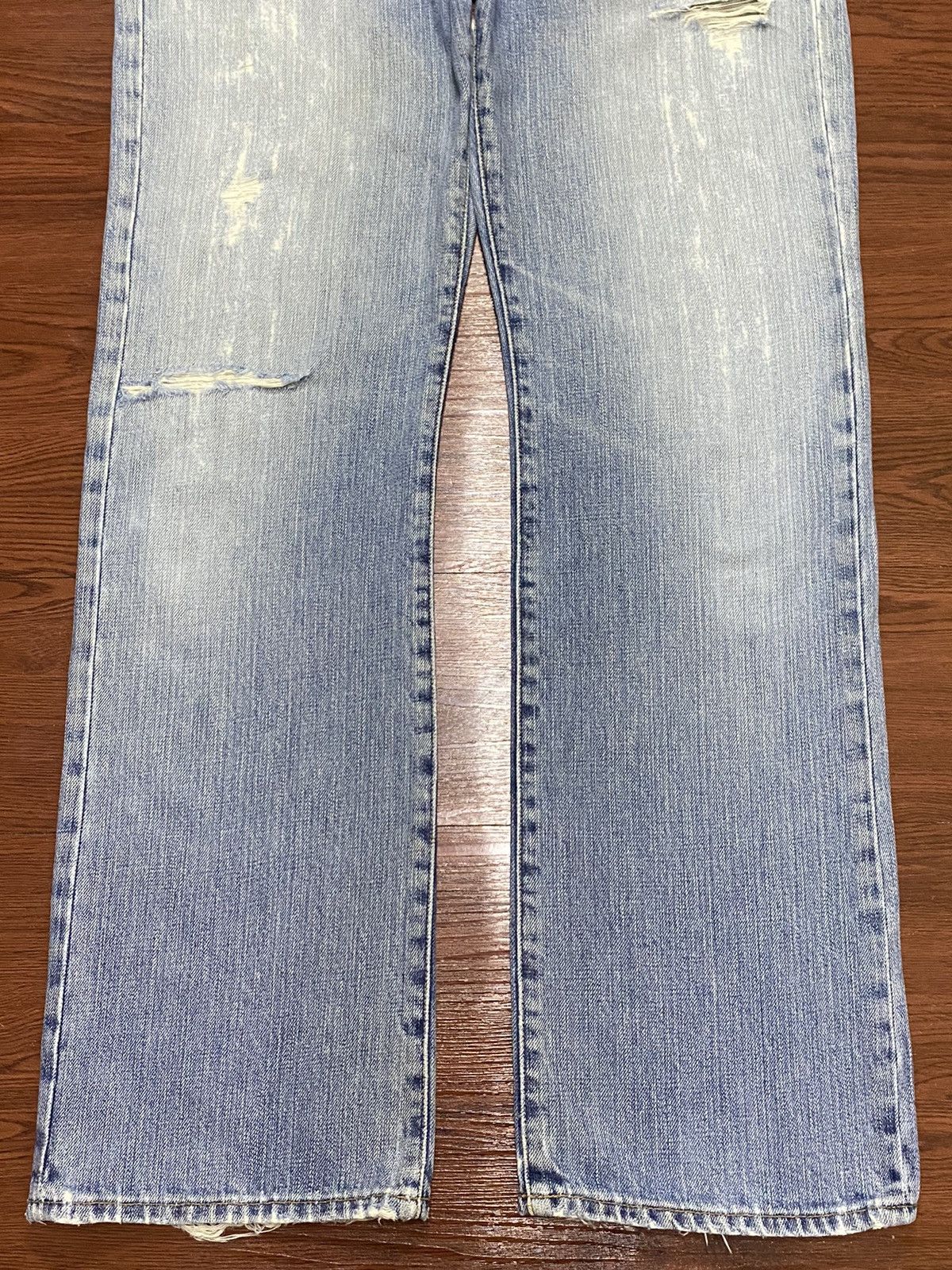 Gap Vintage Gap 1969 Denim Slim Boot Distressed Wide leg Jeans Size US 33 - 5 Thumbnail