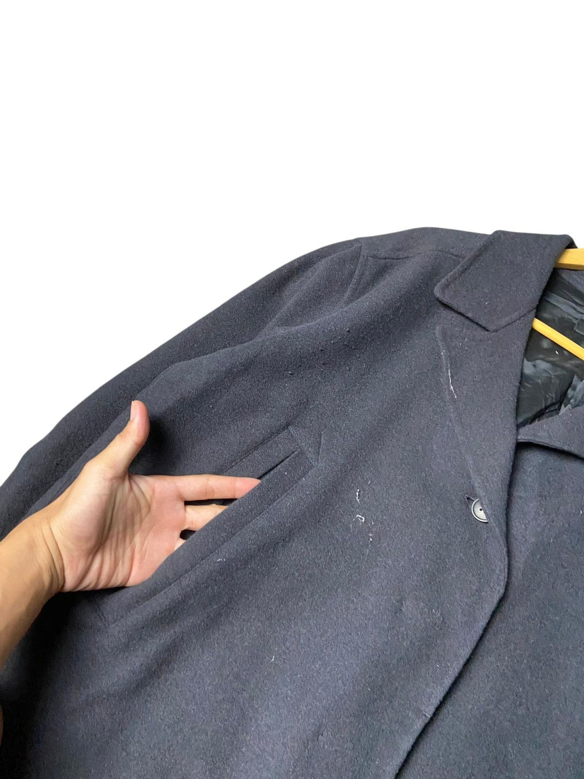 Jil Sander × Uniqlo Uniqlo x Jil Sander Wool Dark Gray Double Face Jacket (156) Size US XL / EU 56 / 4 - 3 Thumbnail