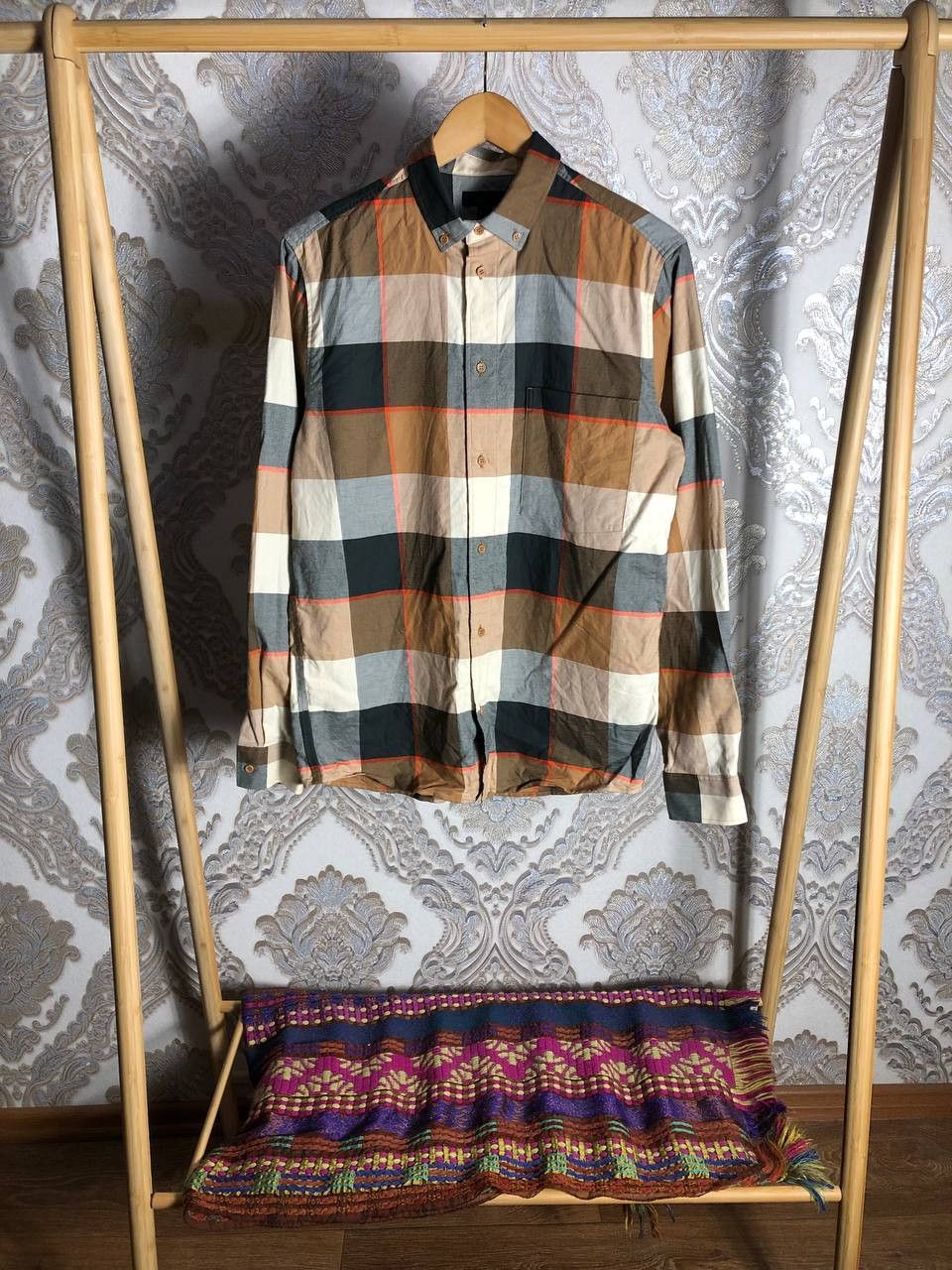 Cos Vintage Cos Italian Designer Classic Casual Flannel Shirt Size US S / EU 44-46 / 1 - 2 Thumbnail