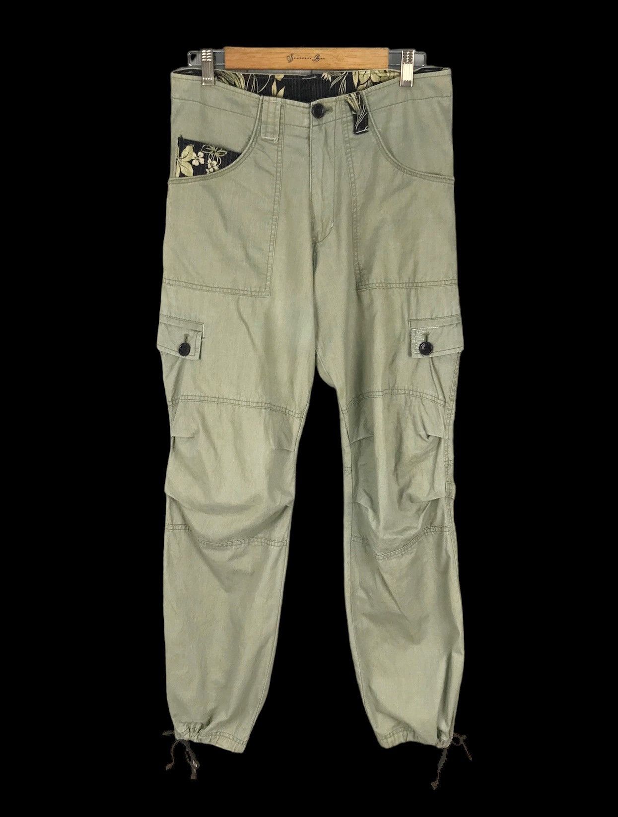 Hysteric Glamour TAKEO KIKUCHI Drawstring Hem Military Cargo Pants Size US 30 / EU 46 - 1 Thumbnail