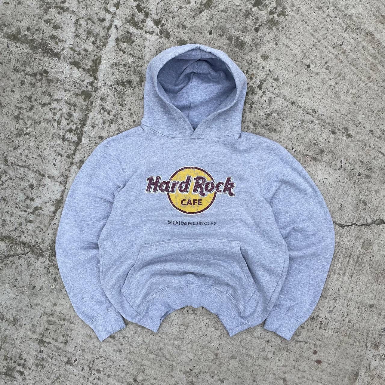 Hard Rock Cafe Vintage Unisex Hard Rock Hoodie Edinburgh Big Logo Sk8 Archi Size US M / EU 48-50 / 2 - 1 Thumbnail