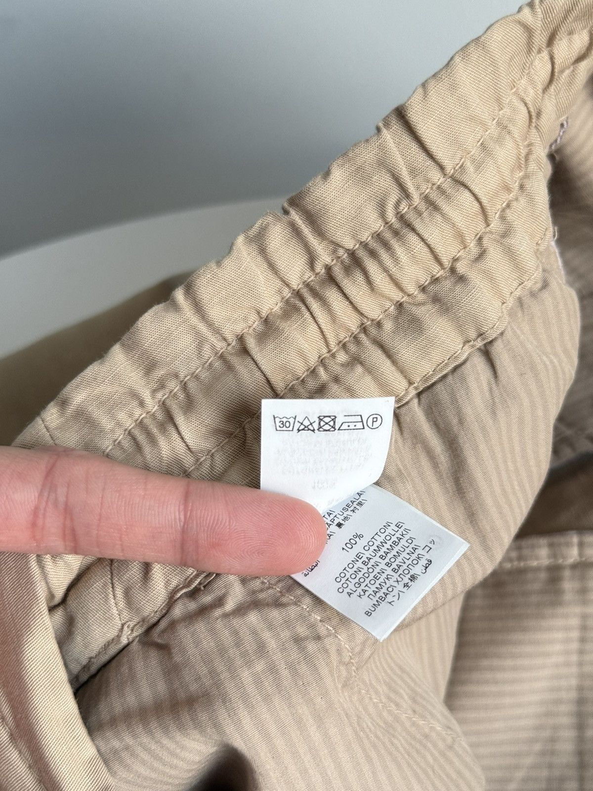 Brunello Cucinelli Brunello Cucinelli Linen Relaxed Fit Drawstring Shorts Size US 36 / EU 52 - 14 Thumbnail