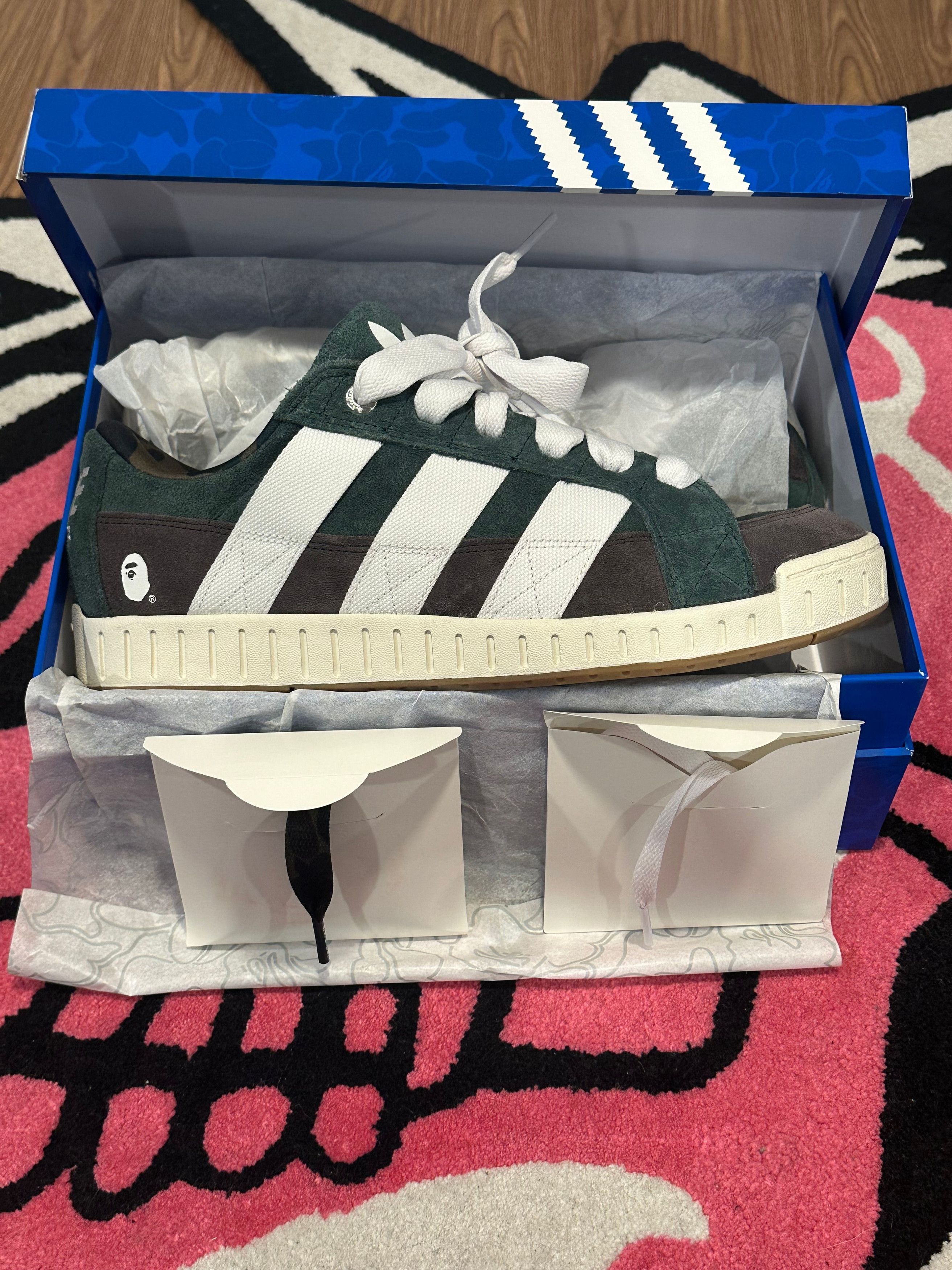 Adidas × Bape adidas NRTN Bape Shadow Green Size US 11.5 / EU 44-45 - 7 Thumbnail