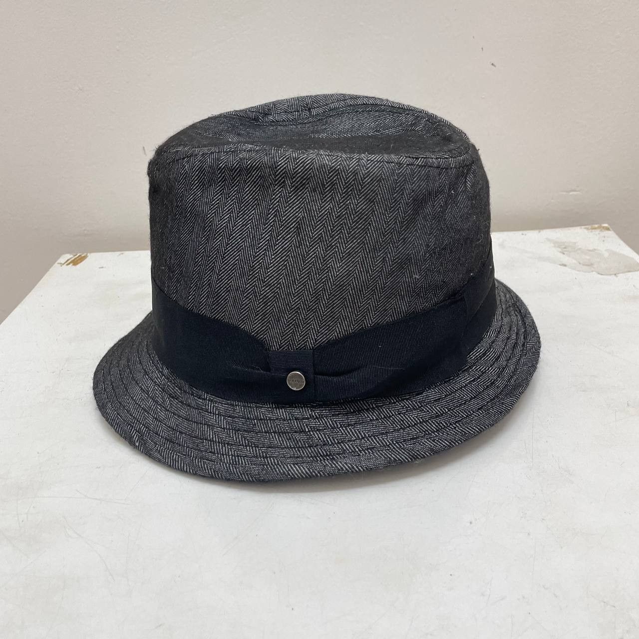 Stetson ⭐️SALE⭐️ STETSON Fedora Hat Herringbone Pattern Size ONE SIZE - 5 Thumbnail