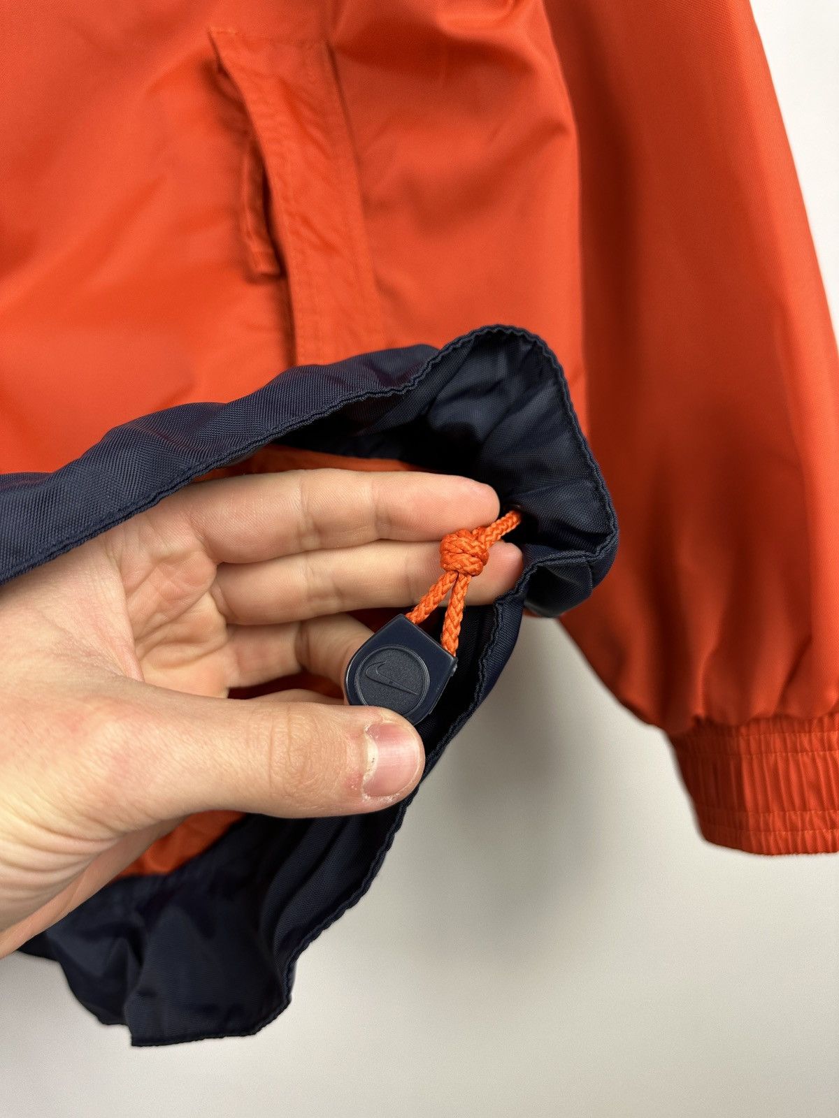 Nike × Vintage 🍊Vintage 90’s Nike Nylon Big Logo Baggy Anorak Jacket Y2K Size US S / EU 44-46 / 1 - 19 Thumbnail