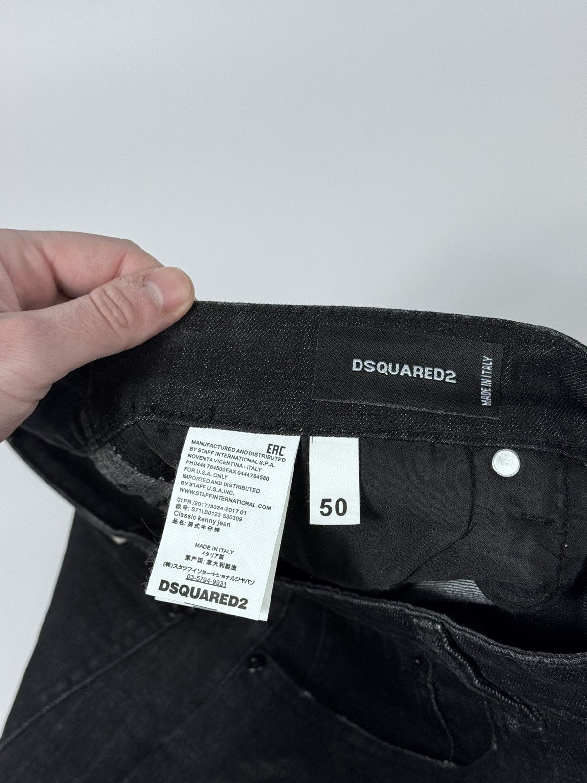 Dsquared2 Dsquared2 exclusive distressed multi logo jeans pants size M Size US 32 / EU 48 - 11 Thumbnail