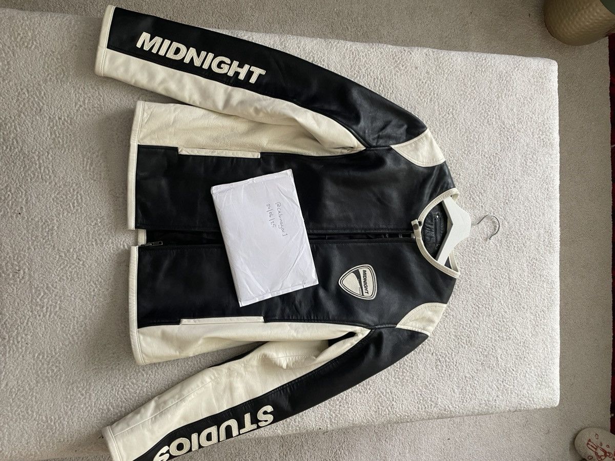 Midnight Studios Midnight Studios ‘Suicide Moto’ Calf Leather Biker Jacket Size US S / EU 44-46 / 1 - 5 Thumbnail