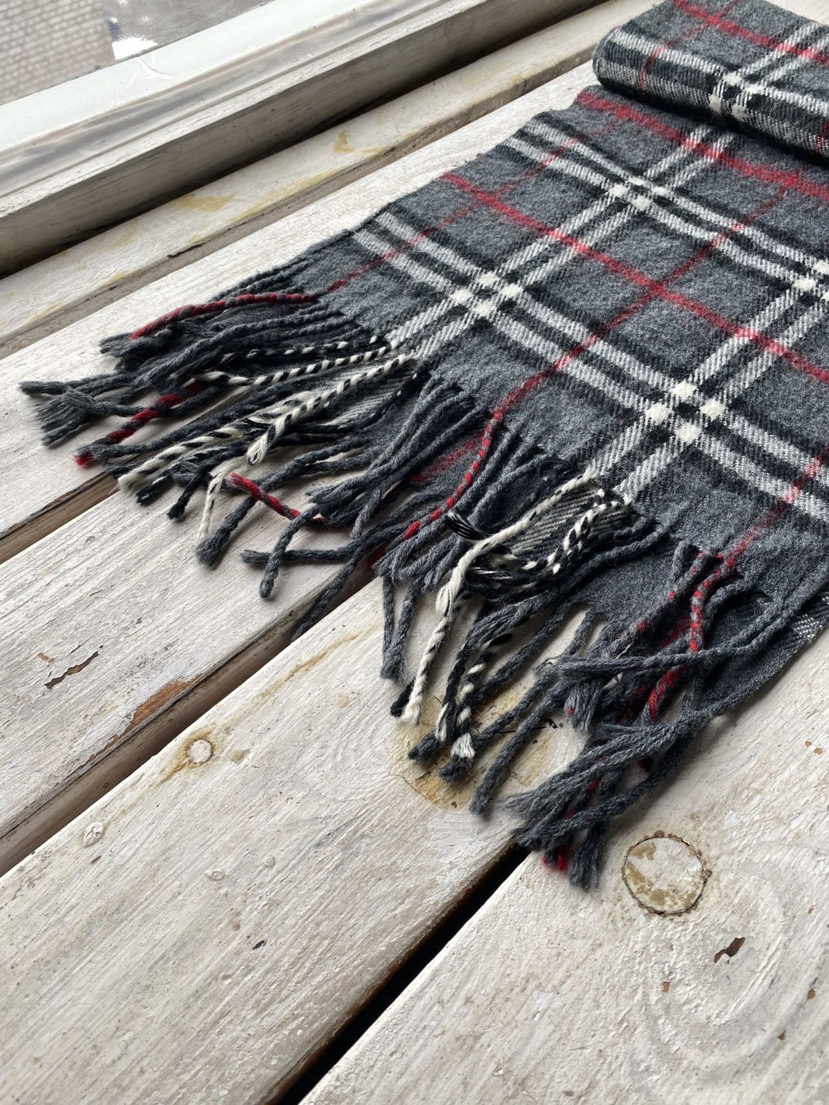 Burberry × Vintage Vintage 90s Burberry Scarf / Muffler / Neckwear Size ONE SIZE - 4 Thumbnail