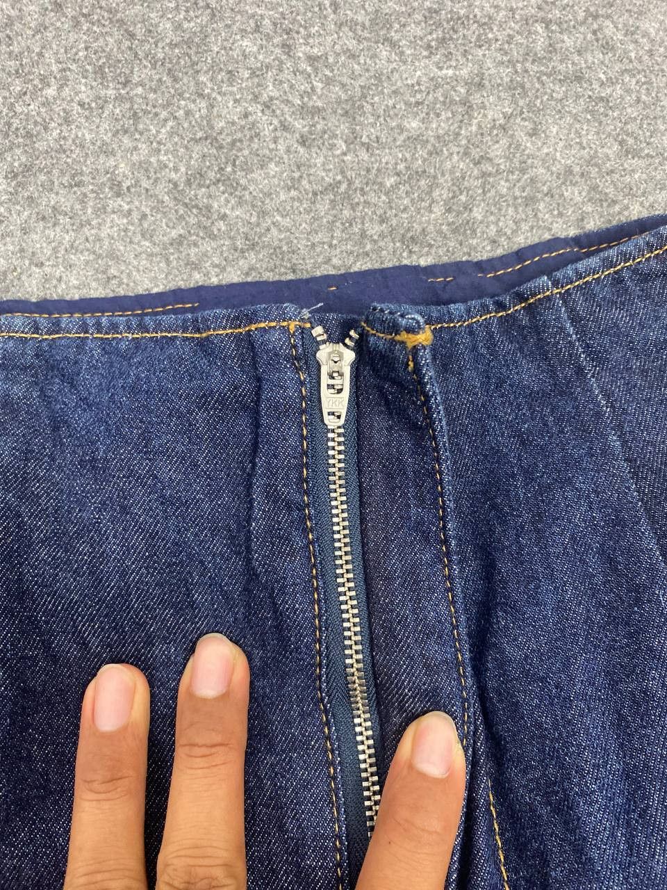 Japanese Brand vintage japanese brands bootcut flare denim nice design Size 29" - 6 Thumbnail