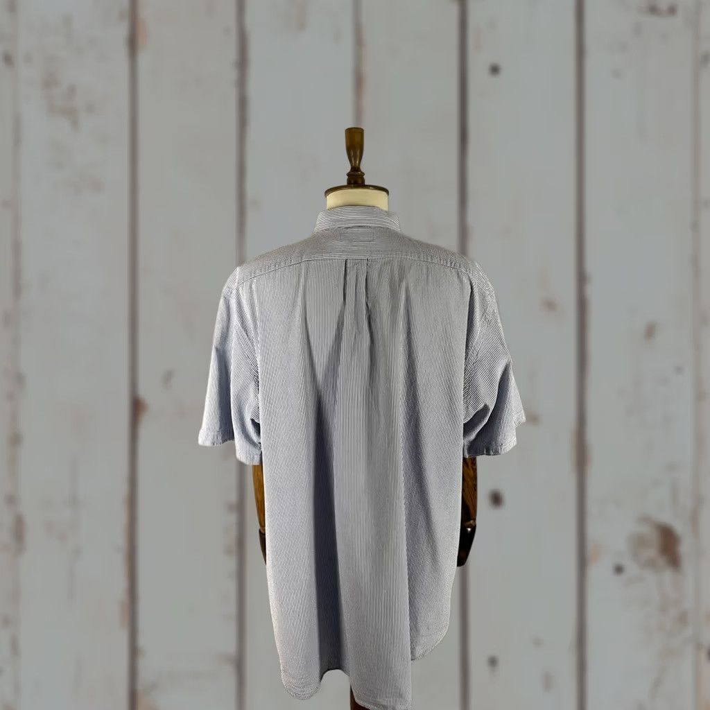 Ralph Lauren Ralph Lauren Shirt Mens 3XL Blue & White Button Down Size Striped Classic Fit Size US XXL / EU 58 / 5 - 1 Thumbnail