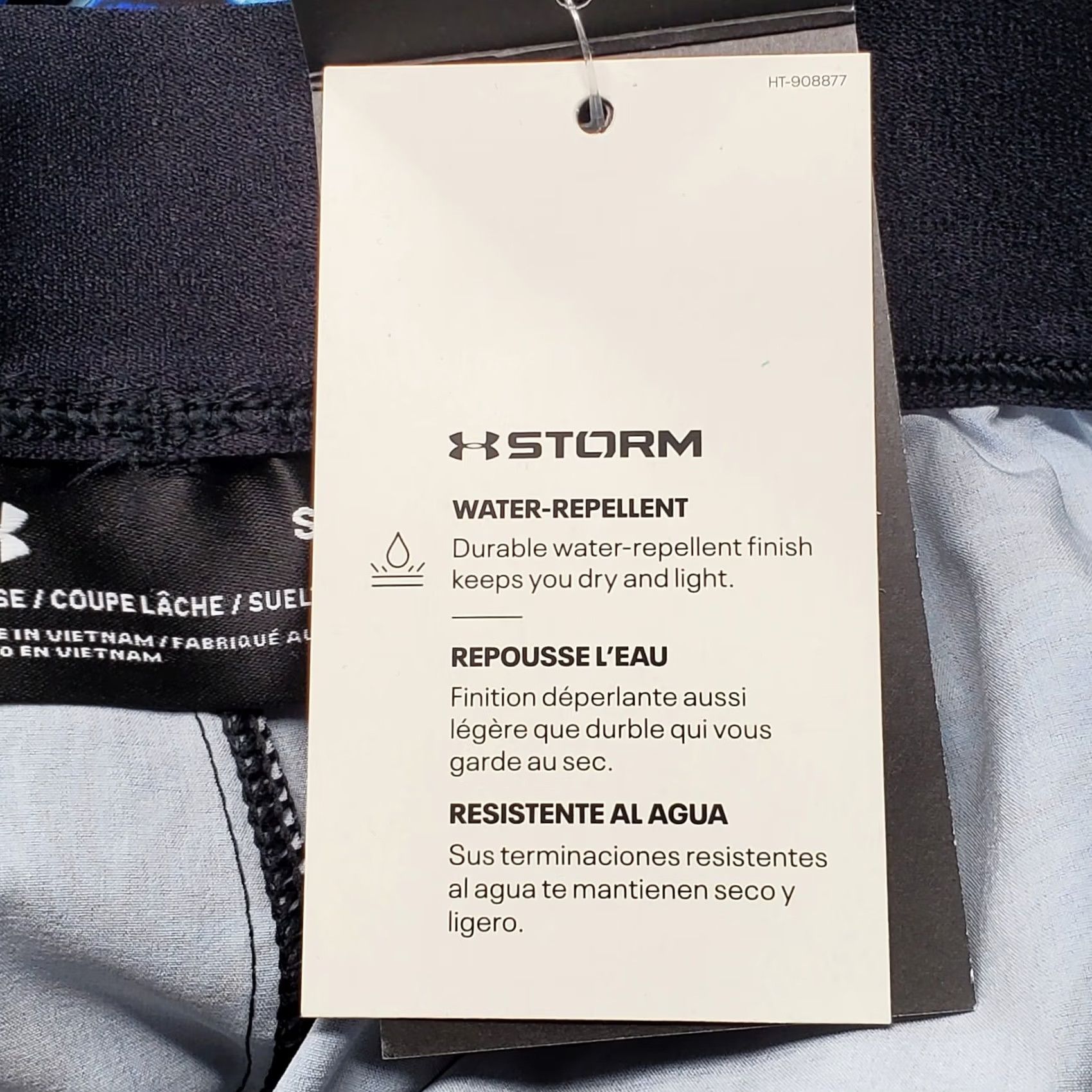 Under Armour Under Armour Storm Reign Woven Shorts Blue Abstract Print 1361515 Men's Size S Size US 29 - 3 Thumbnail
