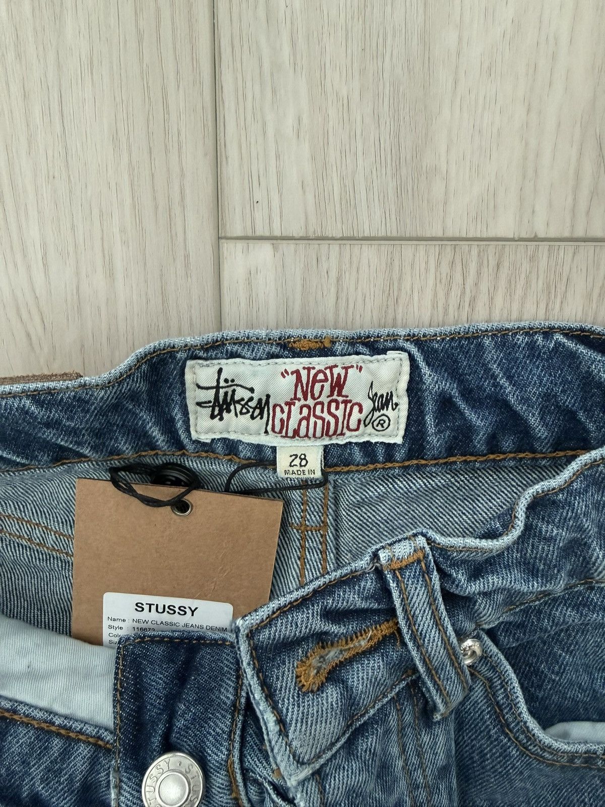 Stussy New Classic Jean Denim Size US 28 / EU 44 - 6 Thumbnail
