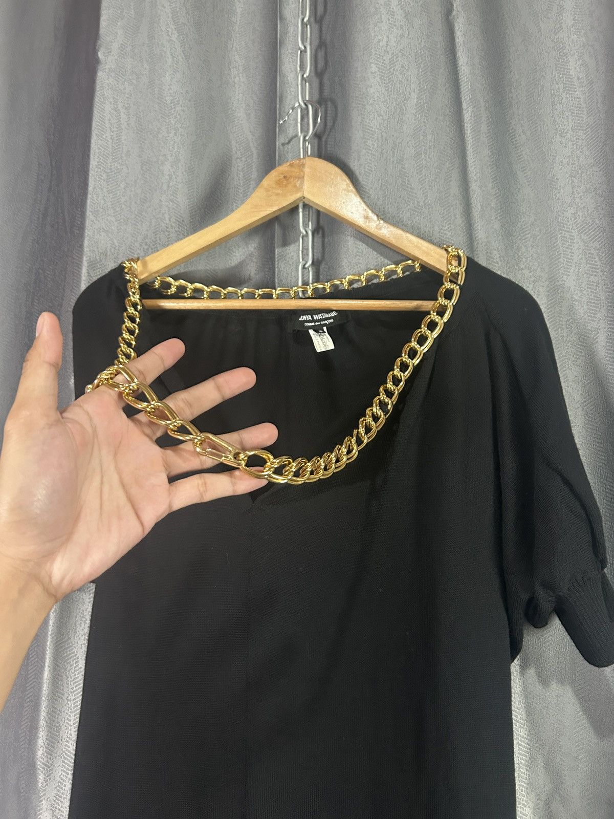 Comme des Garcons JUNYA WATANABE X CDG - WOOL CHAIN DRESS Size S / US 4 / IT 40 - 4 Thumbnail