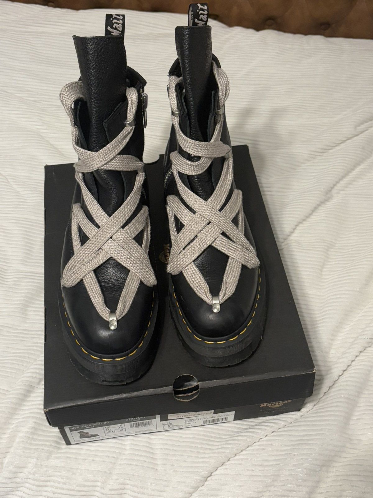 rick owens×dr.martens 1460 quad 濁っ pent y2k