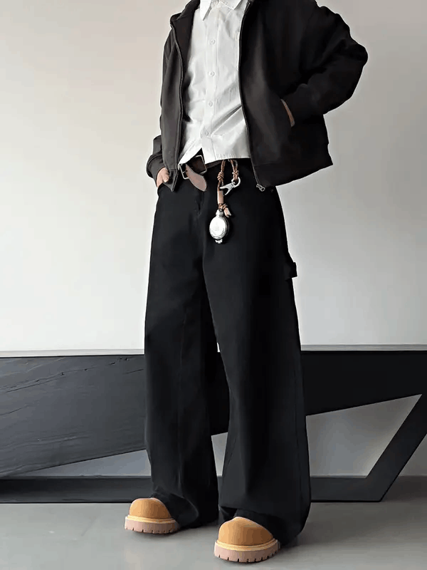 Japanese Brand Koyama x Asaka Baggy Wide Leg Pants, Loose Flare Pants Size US 30 / EU 46 - 6 Thumbnail