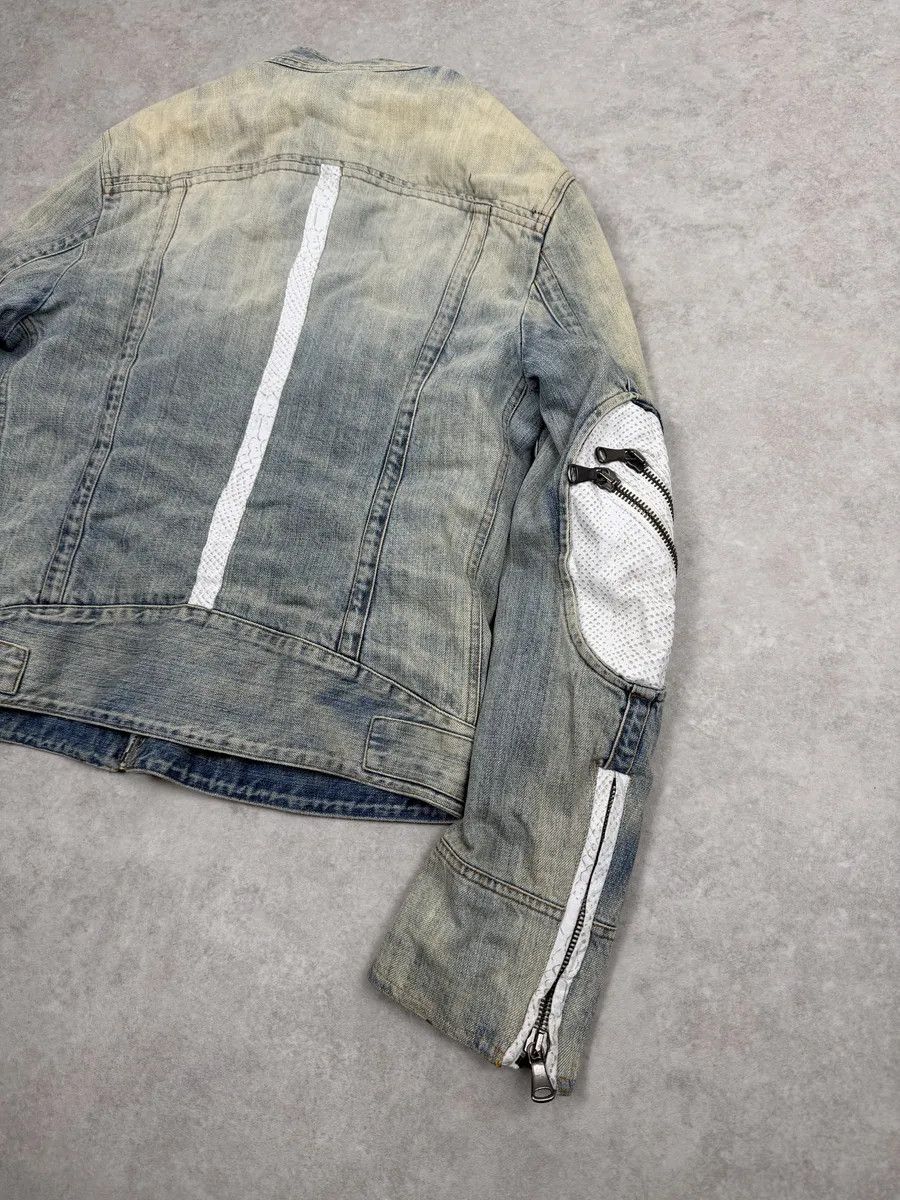 Dolce & Gabbana SS2005 Dolce & Gabbana Blue Apocalyptic Denim Jacket Size US S / EU 44-46 / 1 - 9 Thumbnail
