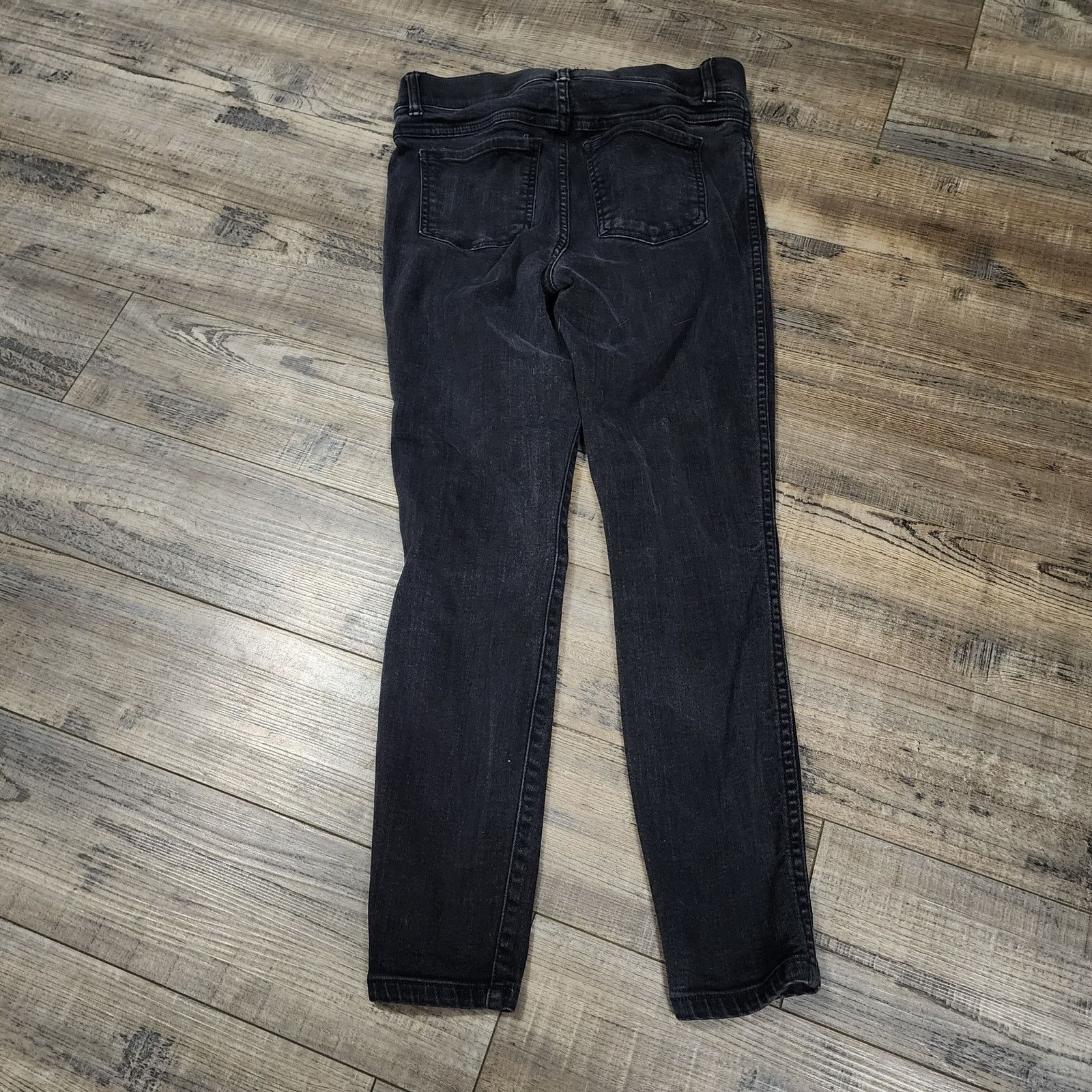 Spanx Spanks black denim jeans jeggings size Small Petite 2371 Size 26" / US 2 / IT 38 - 6 Thumbnail