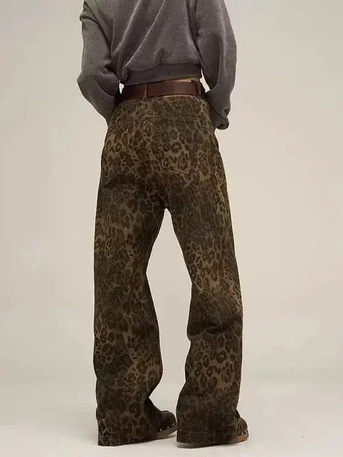 Japanese Brand × Vintage Vintage Leopard Jeans Women Denim Pants Size 27" / US 4 / IT 40 - 3 Thumbnail