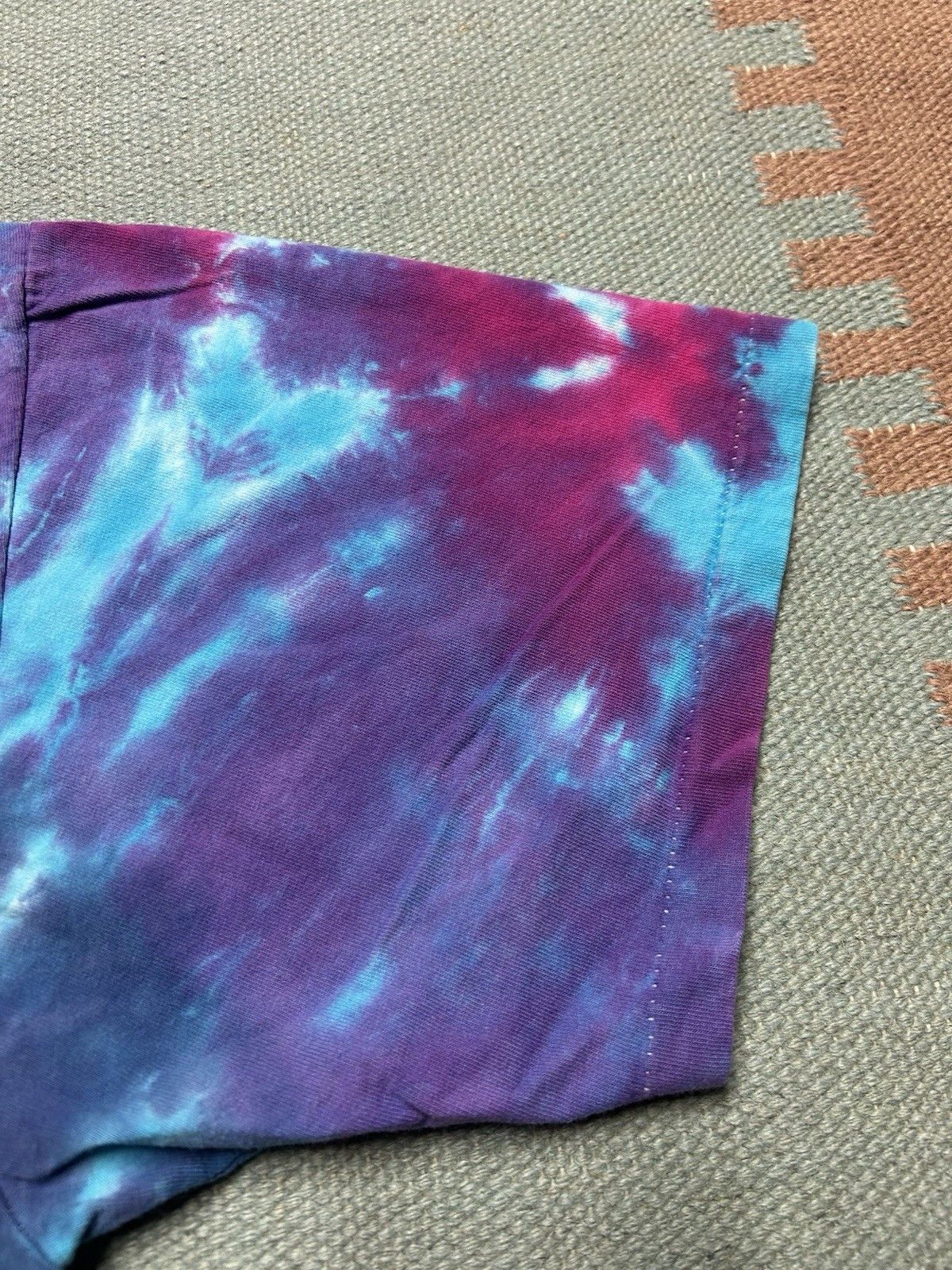 Vintage Vtg 90s tie dye t shirt hippie Oneita single stitch cotto XL Size US XL / EU 56 / 4 - 3 Thumbnail