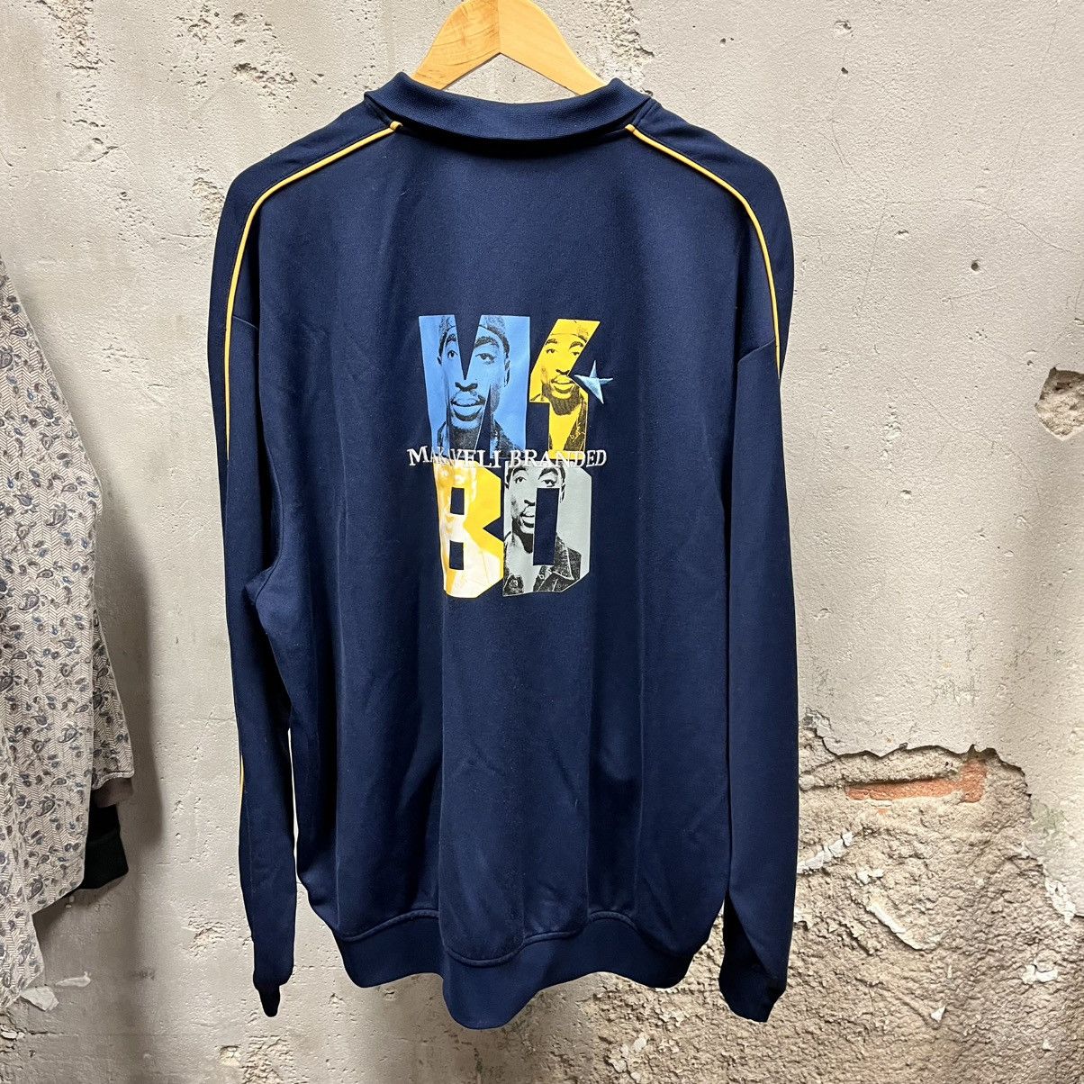 Makaveli × Vintage Vintage Y2K Makaveli Branded Tupac Full Zip Track Jacket XXL Size US XXL / EU 58 / 5 - 1 Thumbnail