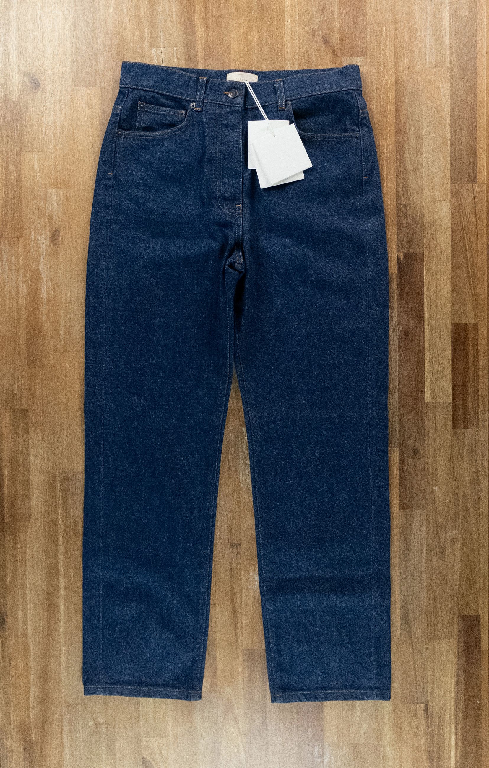 The Row THE ROW Borjis blue high waist straight leg jeans 4 Size 27" / US 4 / IT 40 - 6 Thumbnail