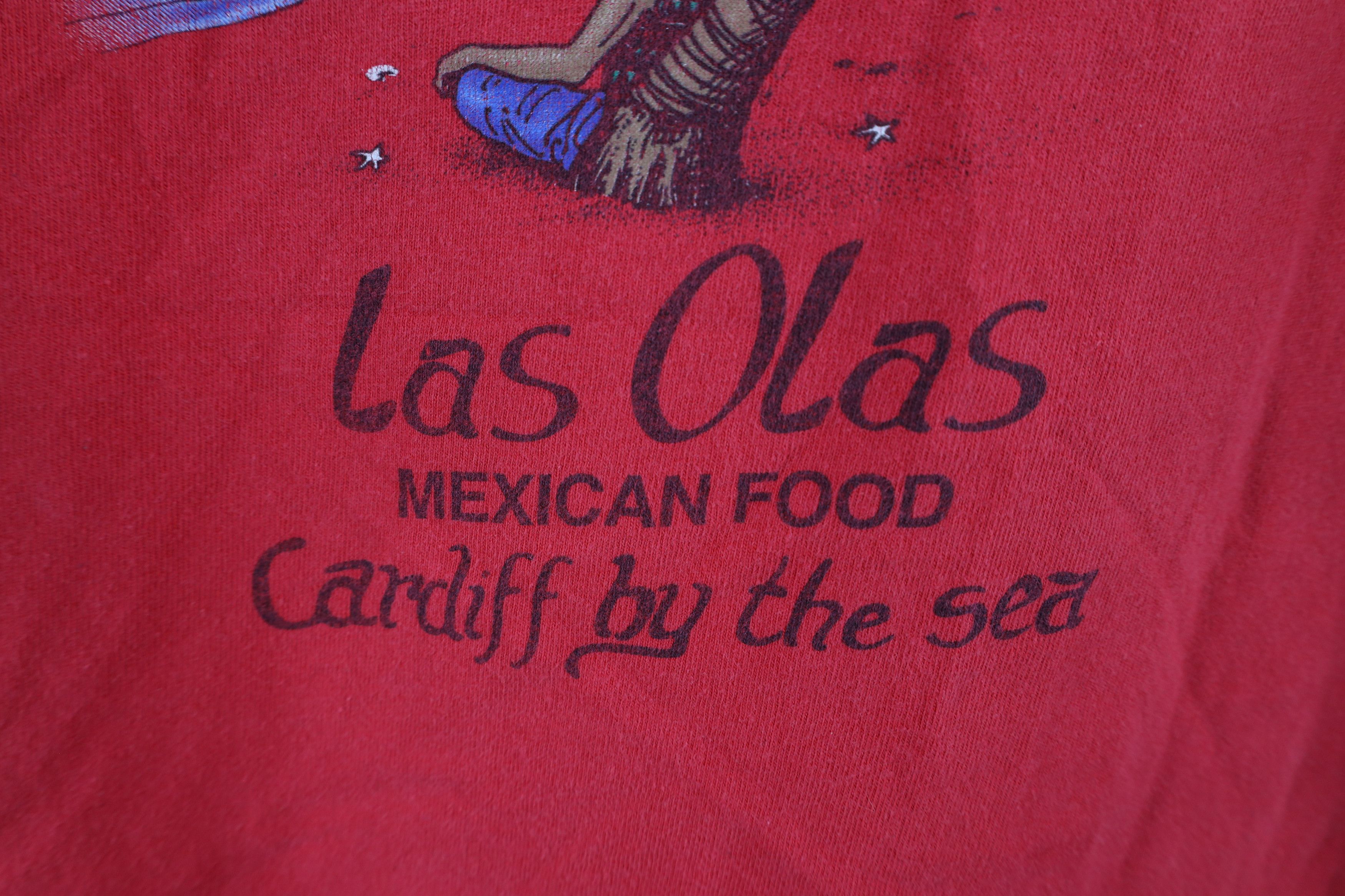 Vintage Vintage 90s Streetwear Food Cardiff By The Sea T-Shirt Size US L / EU 52-54 / 3 - 13 Thumbnail