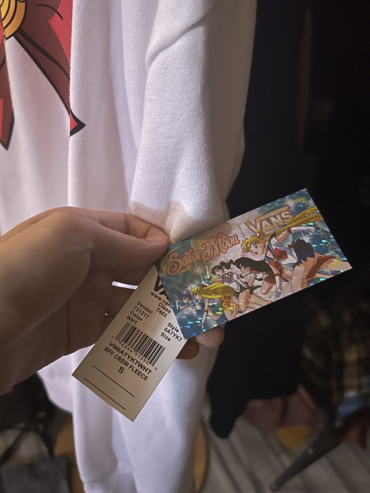 Vans Vans X Sailor Moon Crew Fleece Sweatshirt Size S / US 4 / IT 40 - 7 Thumbnail