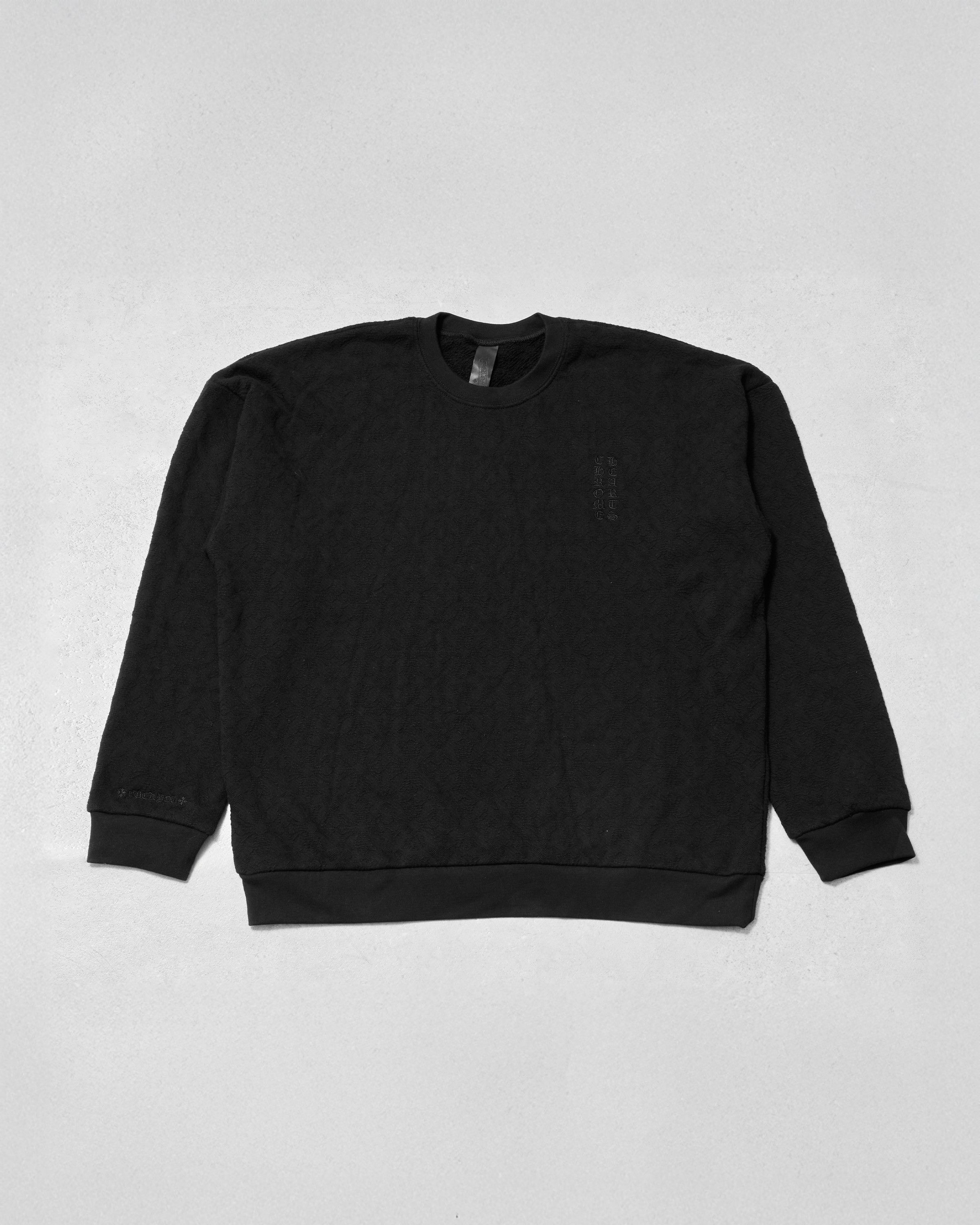 Chrome Hearts CHROME HEARTS Y NOT-U-SLOUCHY CH PLUS Sweater BLACK Size US S / EU 44-46 / 1 - 2 Thumbnail