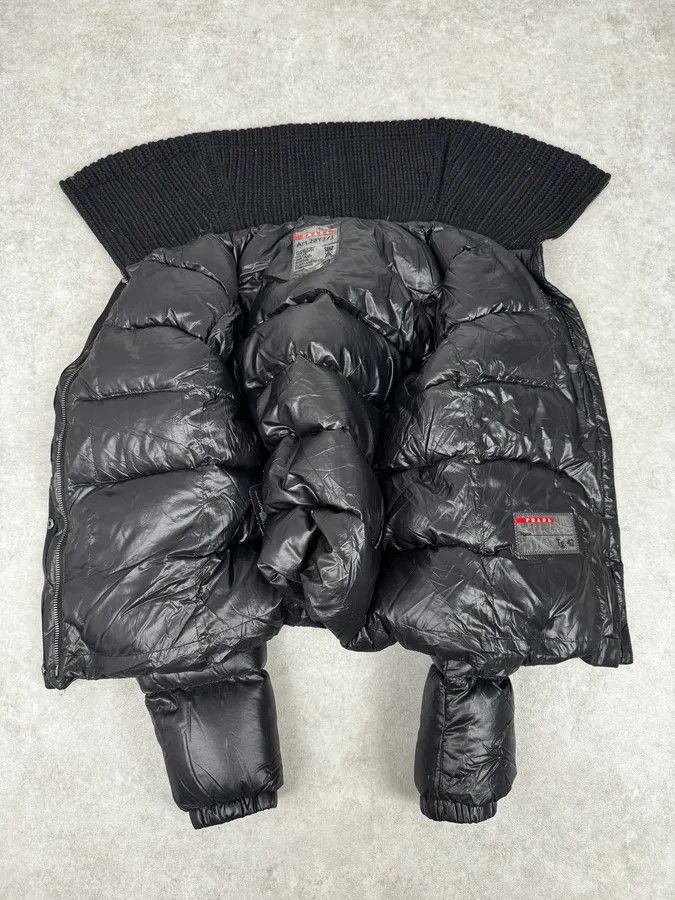 Prada AW2012 Prada Linea Rossa Black Nylon Quilted Puffer Jacket Size S / US 4 / IT 40 - 8 Thumbnail