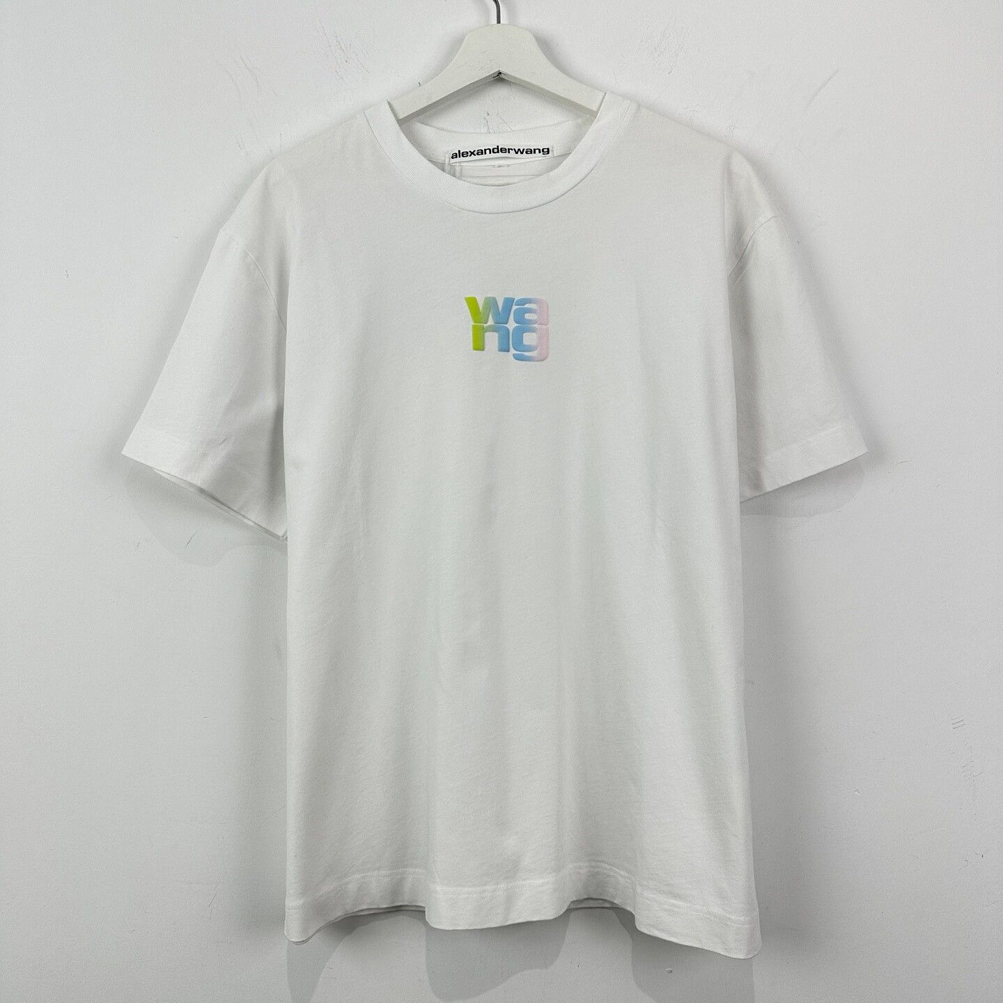 Alexander Wang Alexander Wang Gradient Logo Short Sleeve Tee Size US M / EU 48-50 / 2 - 1 Thumbnail