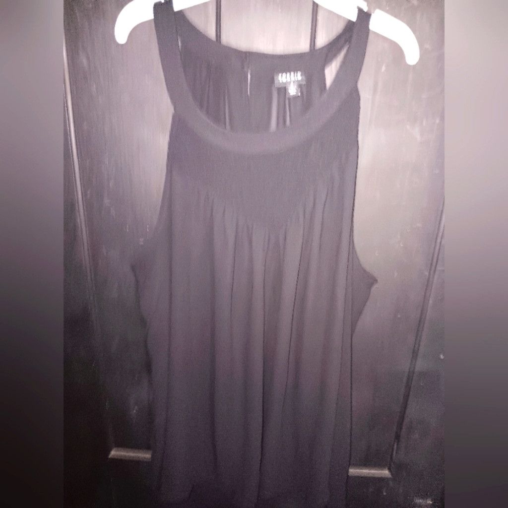 Torrid Torrid goddess neckline, black top, 2x, nwot Size XL / US 12-14 / IT 48-50 - 1 Thumbnail
