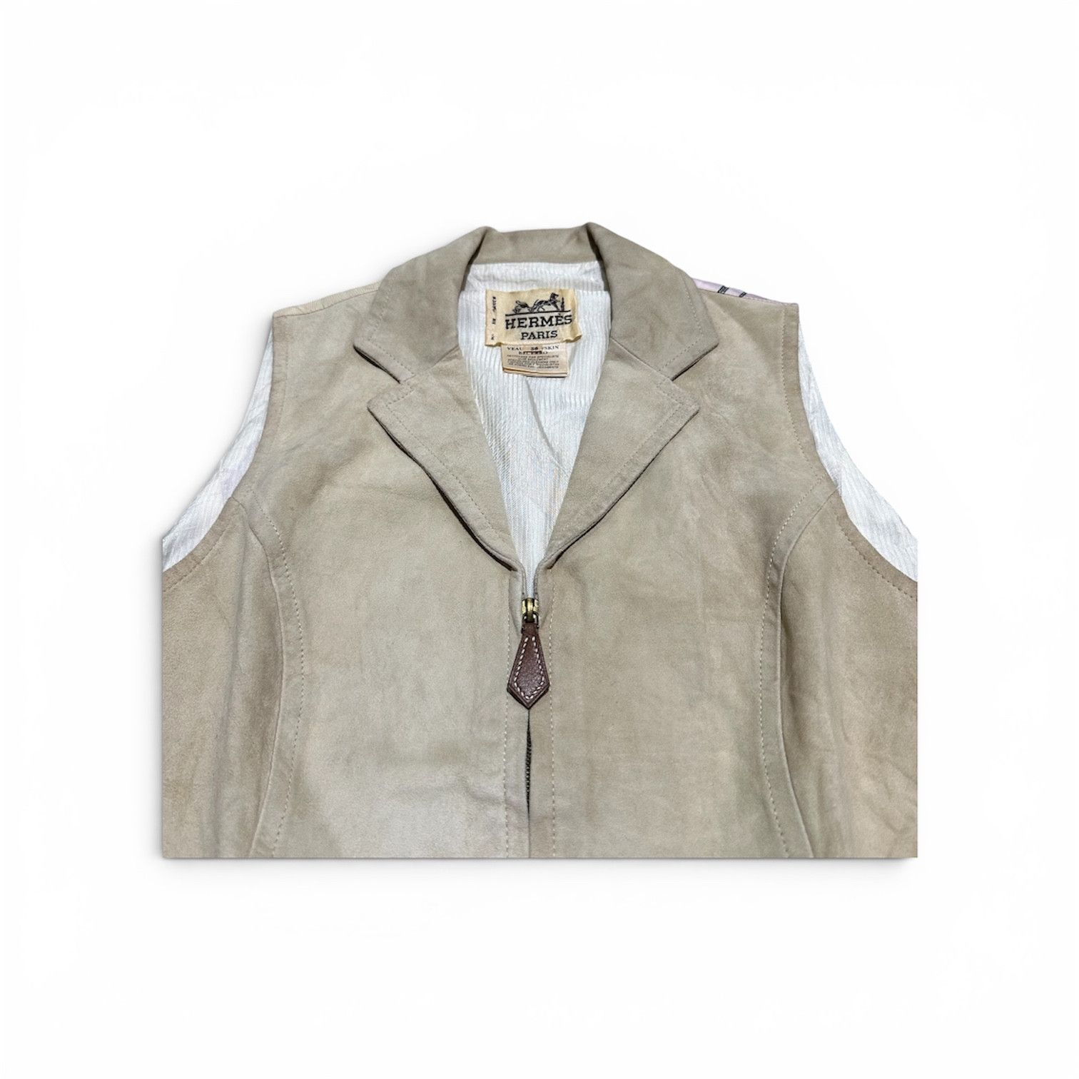 Hermes Hermes Silk Vest Size US XXS / EU 40 - 3 Thumbnail
