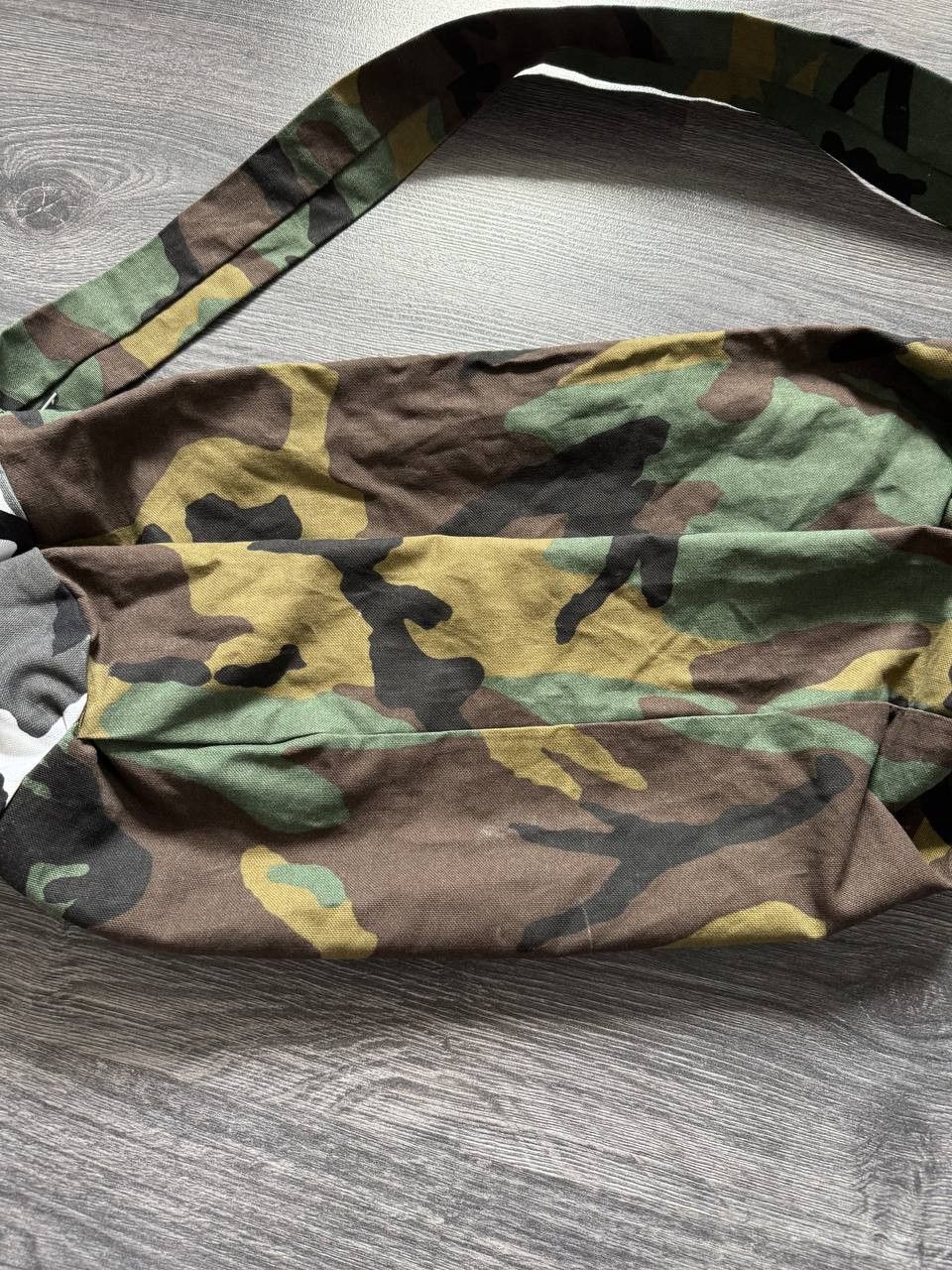 Vintage Vintage Camo Messenger Bag with Denim Pocket Size ONE SIZE - 5 Thumbnail
