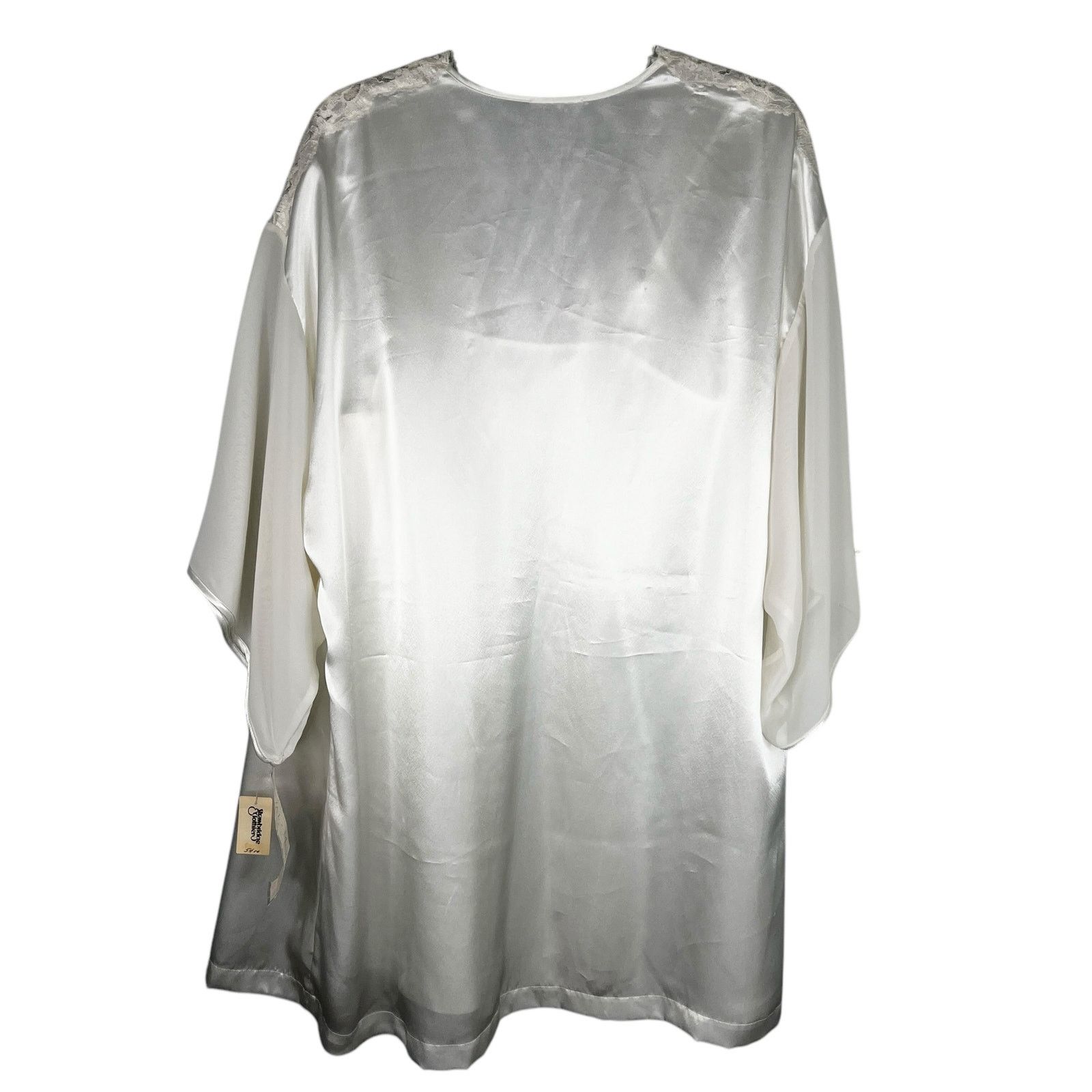 Other Val Mode Vintage Lingerie Wedding M/L Nightie Robe Lace New Size ONE SIZE - 2 Thumbnail