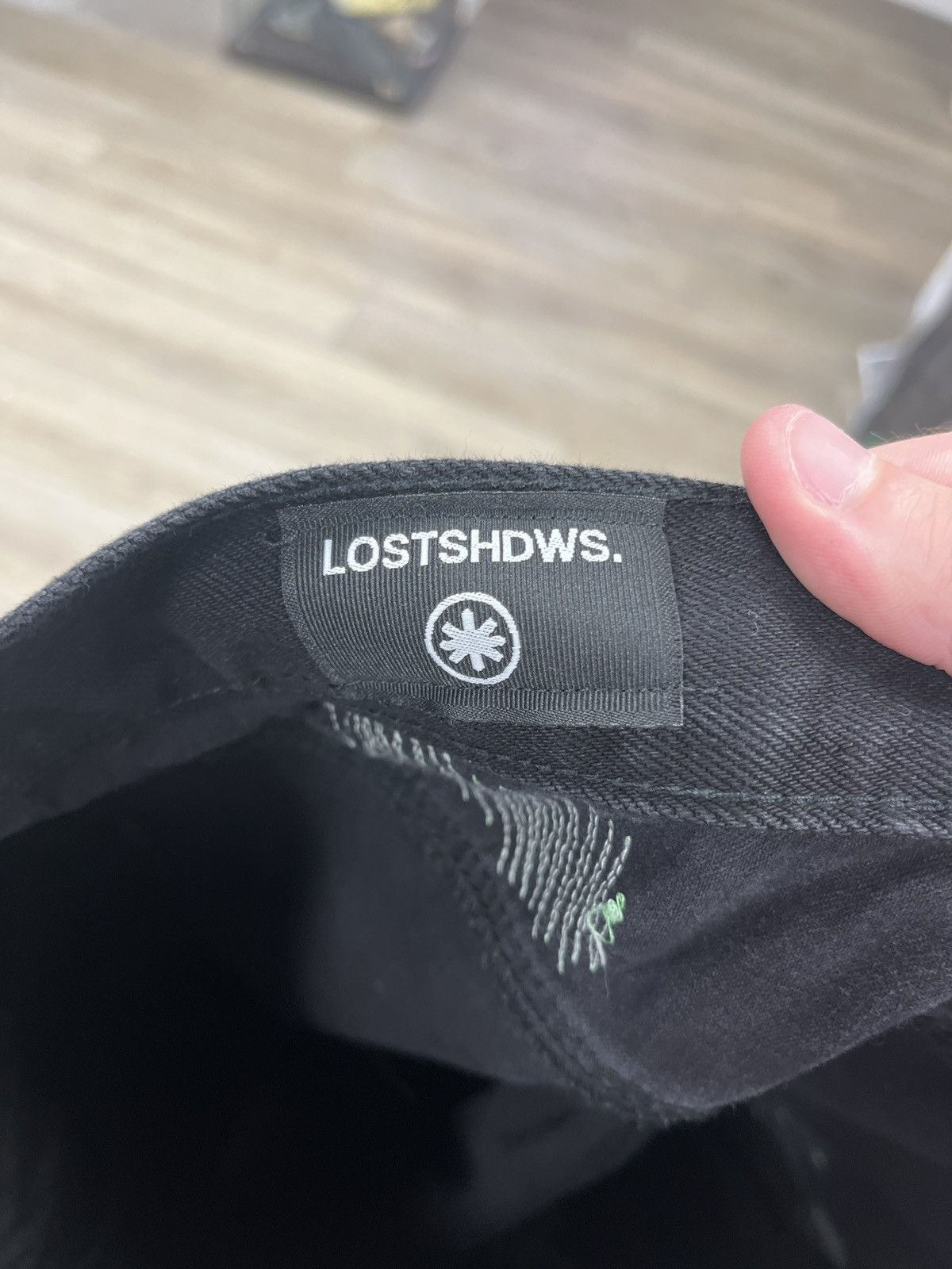 LOSTSHDWS LOSTSHDWS Invert LTD 00-1 Logo Jeans Green 31 Size US 31 - 3 Thumbnail