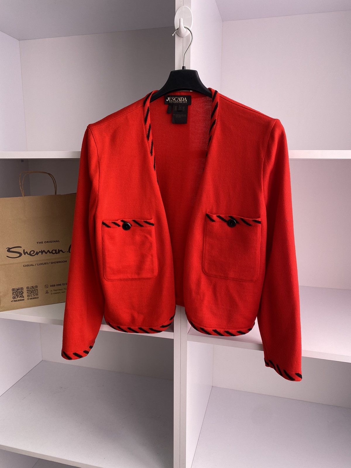 Escada × Vintage Vintage Escada women's luxury cardigan Size XS / US 0-2 / IT 36-38 - 6 Thumbnail