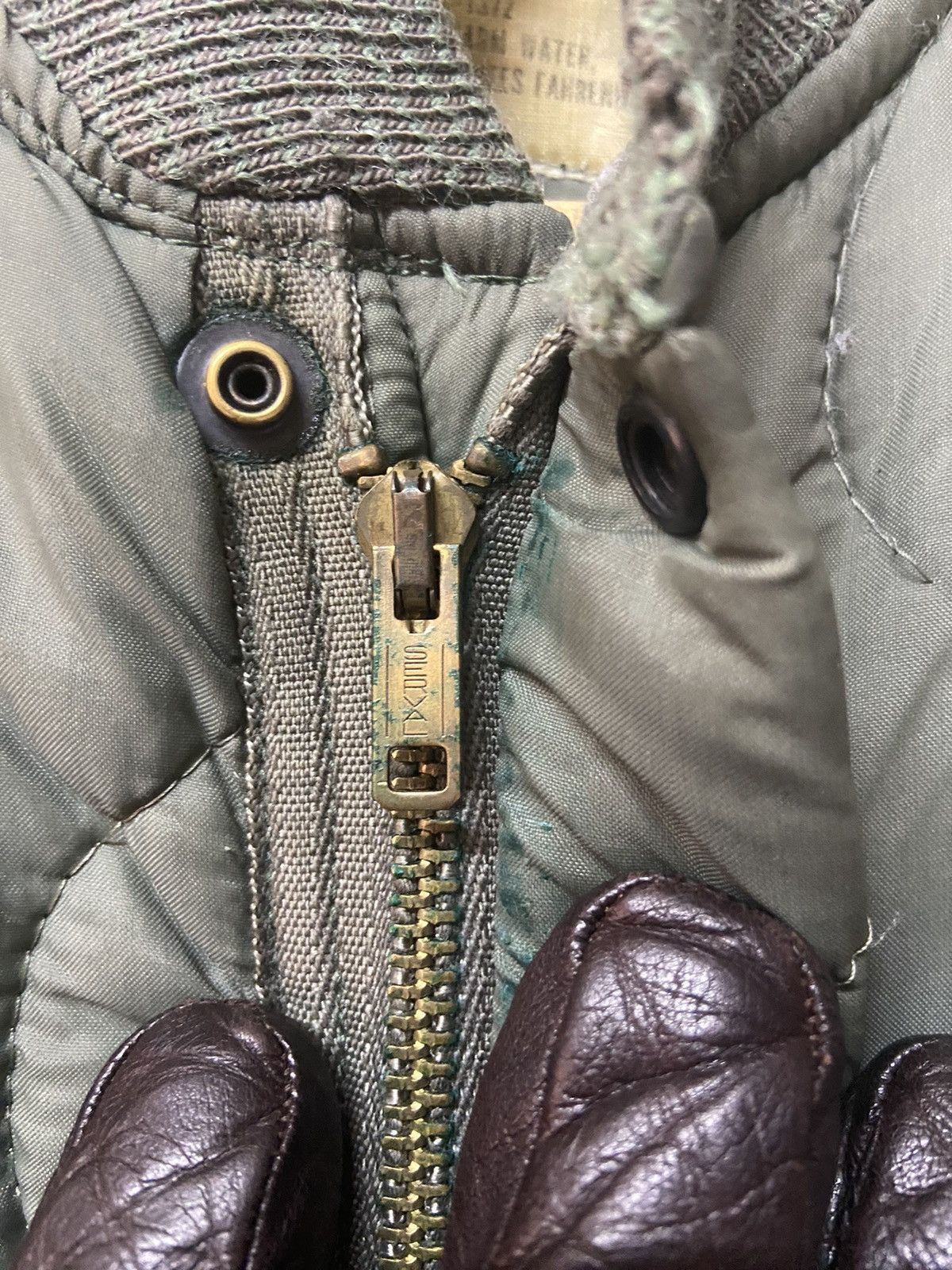 Vintage Vintage Genuie Air Force USAF Flyers Quilted Jacket Size US S / EU 44-46 / 1 - 9 Thumbnail
